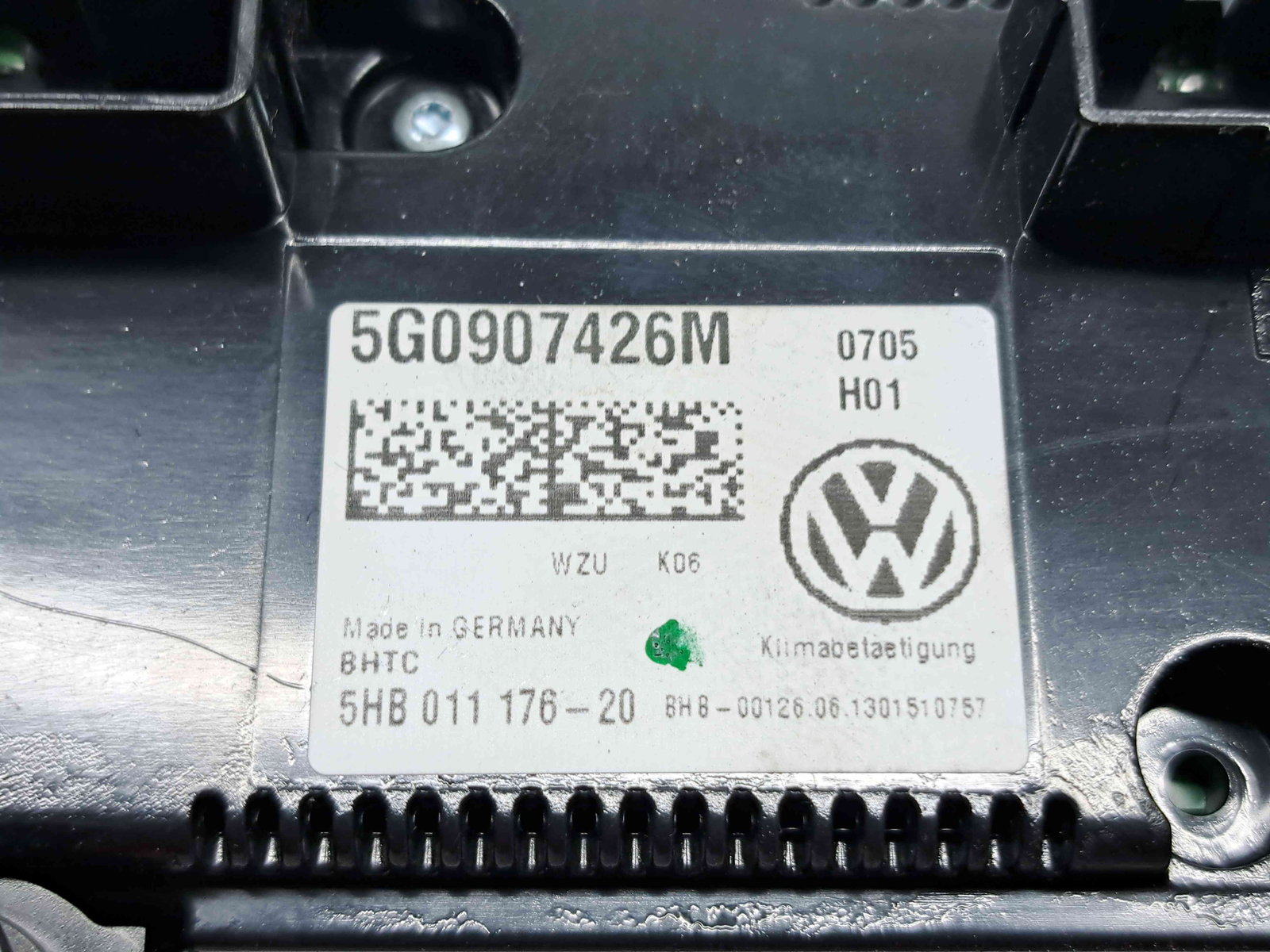 Panou comanda clima Volkswagen Golf 7 (5G) [Fabr 2014-prezent] 5G0907426M - imagine 4