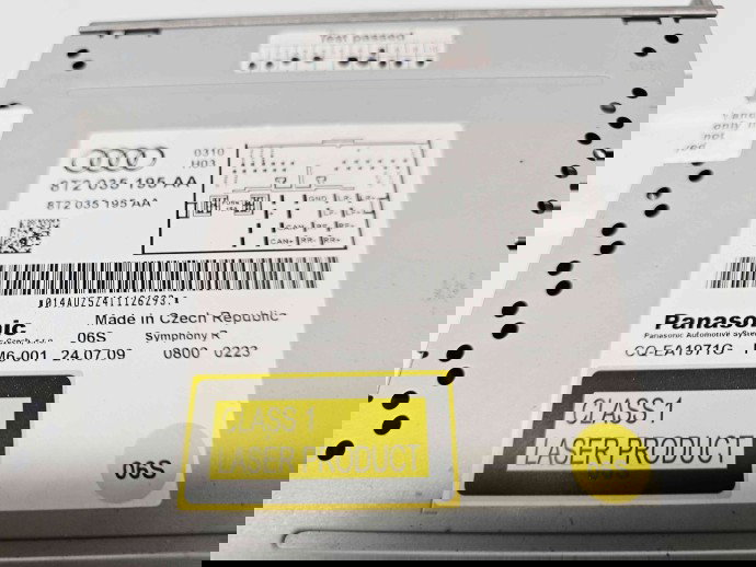  Radio CD Audi A4 (8K2, B8) [Fabr 2008-2015] 8T2035195AA