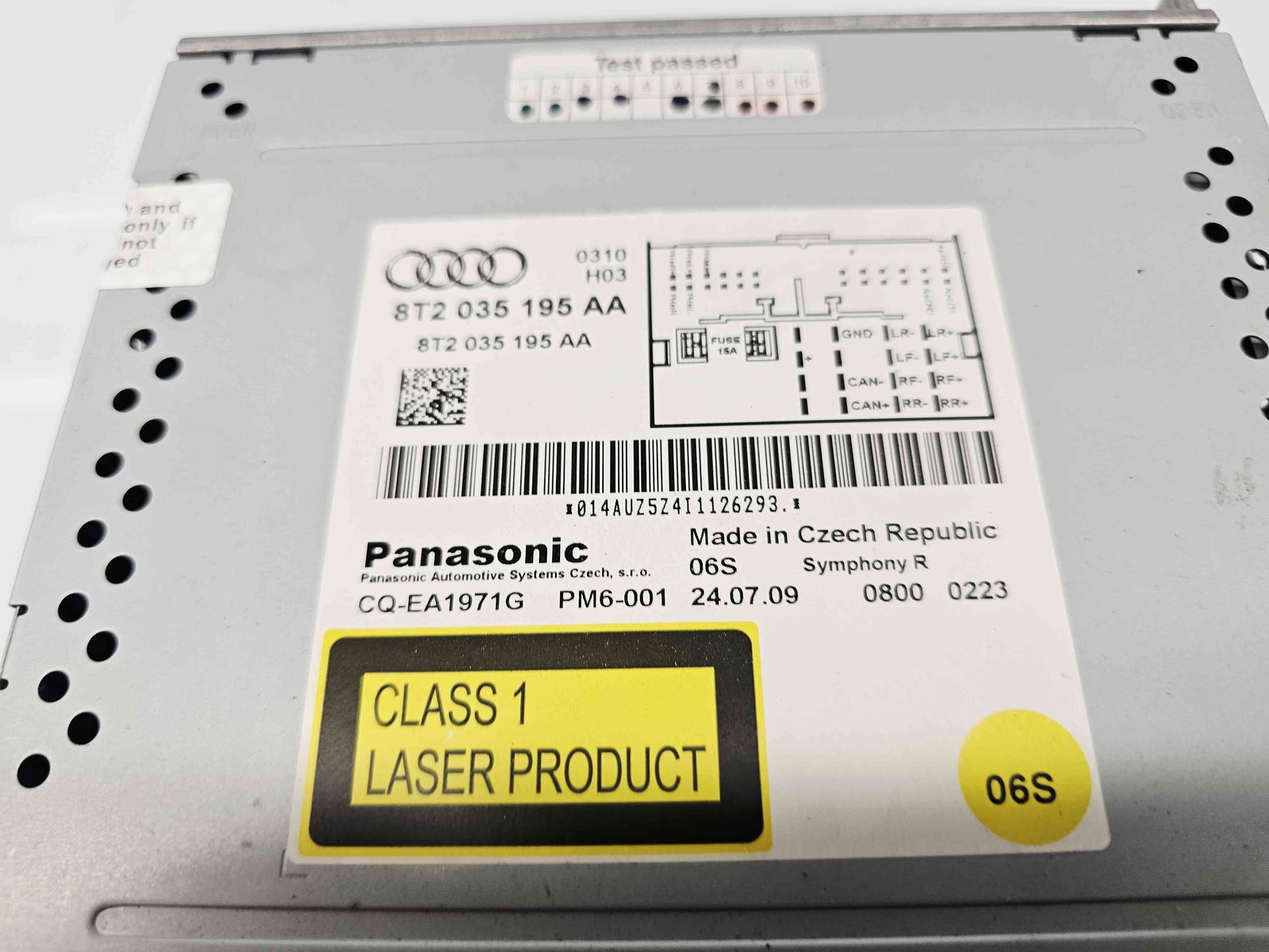 Radio CD Audi A4 (8K2, B8) [Fabr 2008-2015] 8T2035195AA - imagine 3