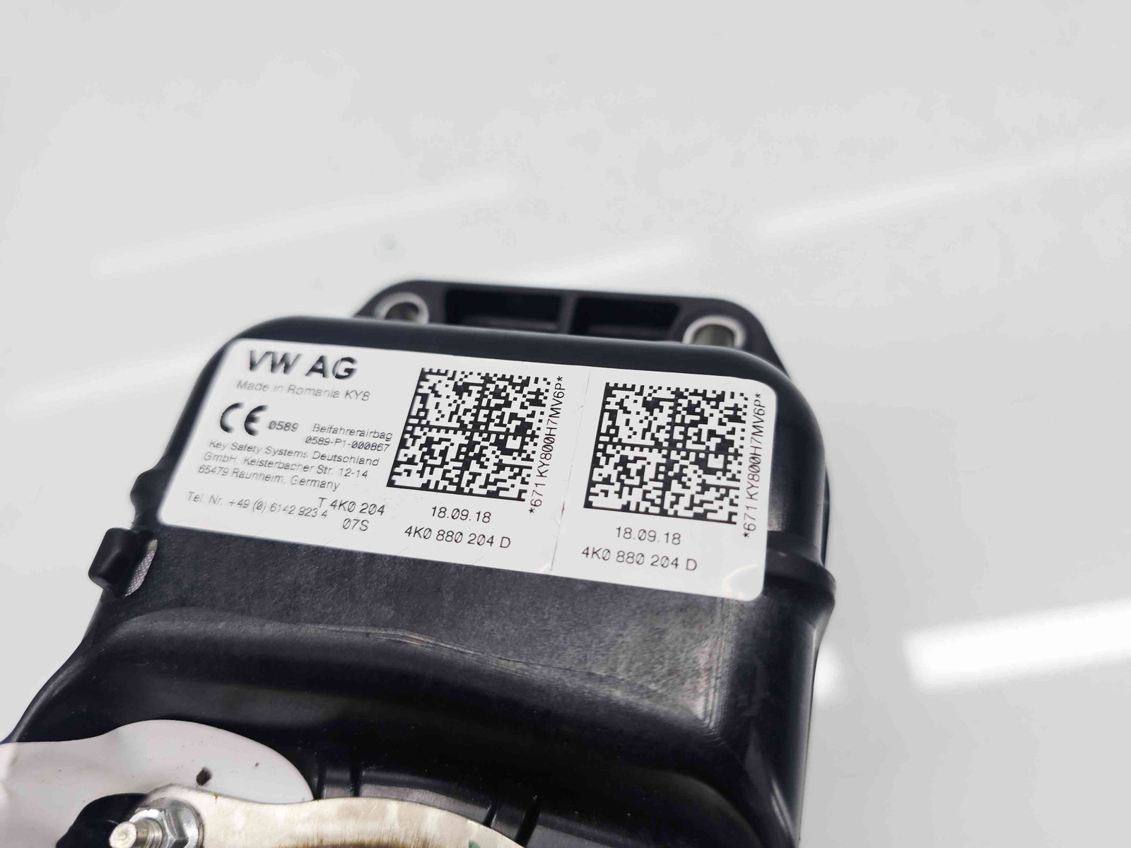 Airbag pasager Audi A6 (4A2, C8) S-line [Fabr 2018-2025] 4K0880204D - imagine 5