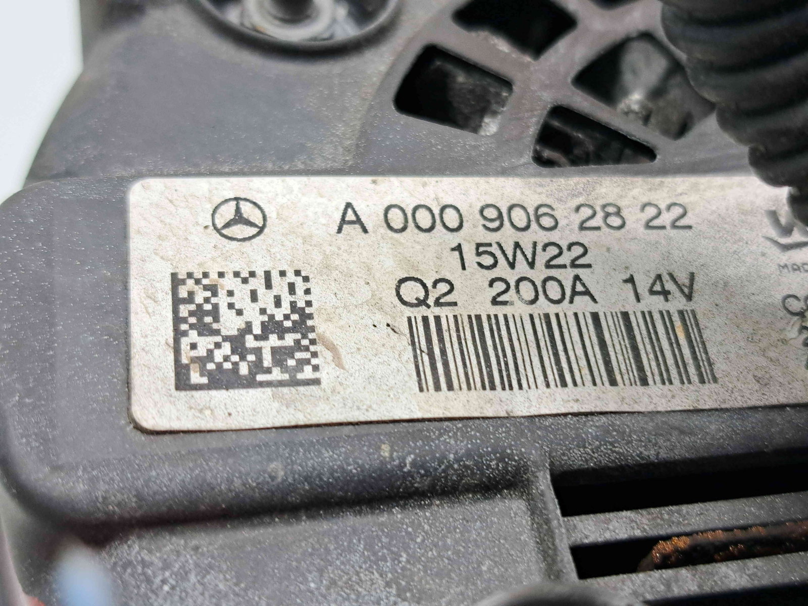 Alternator Mercedes Clasa E (W212) Facelift [Fabr 2009-2016] A0009062822 2.2 CDI 651924 125KW / 170CP - imagine 4