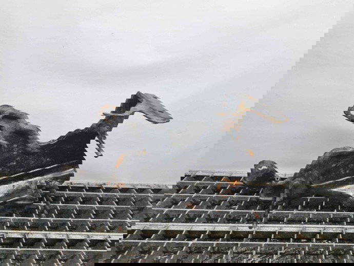 Suport compresor clima Mercedes Clasa E (W211) [Fabr 2002-2009] A2113201843 3.0 CDI 642920  