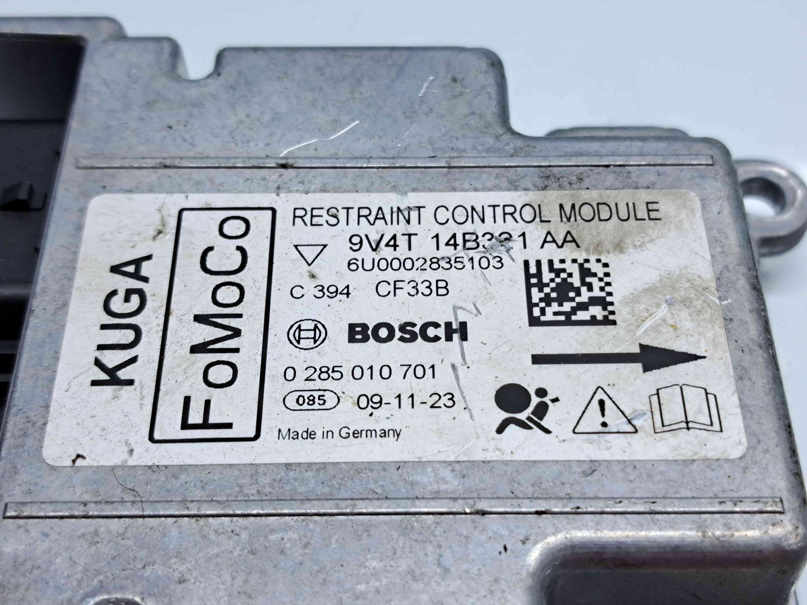 Calculator airbag Ford Kuga I [Fabr 2008-2012] 9V4T-14B321-AA 2.0 TDCI G6DG 100KW / 136CP - imagine 3