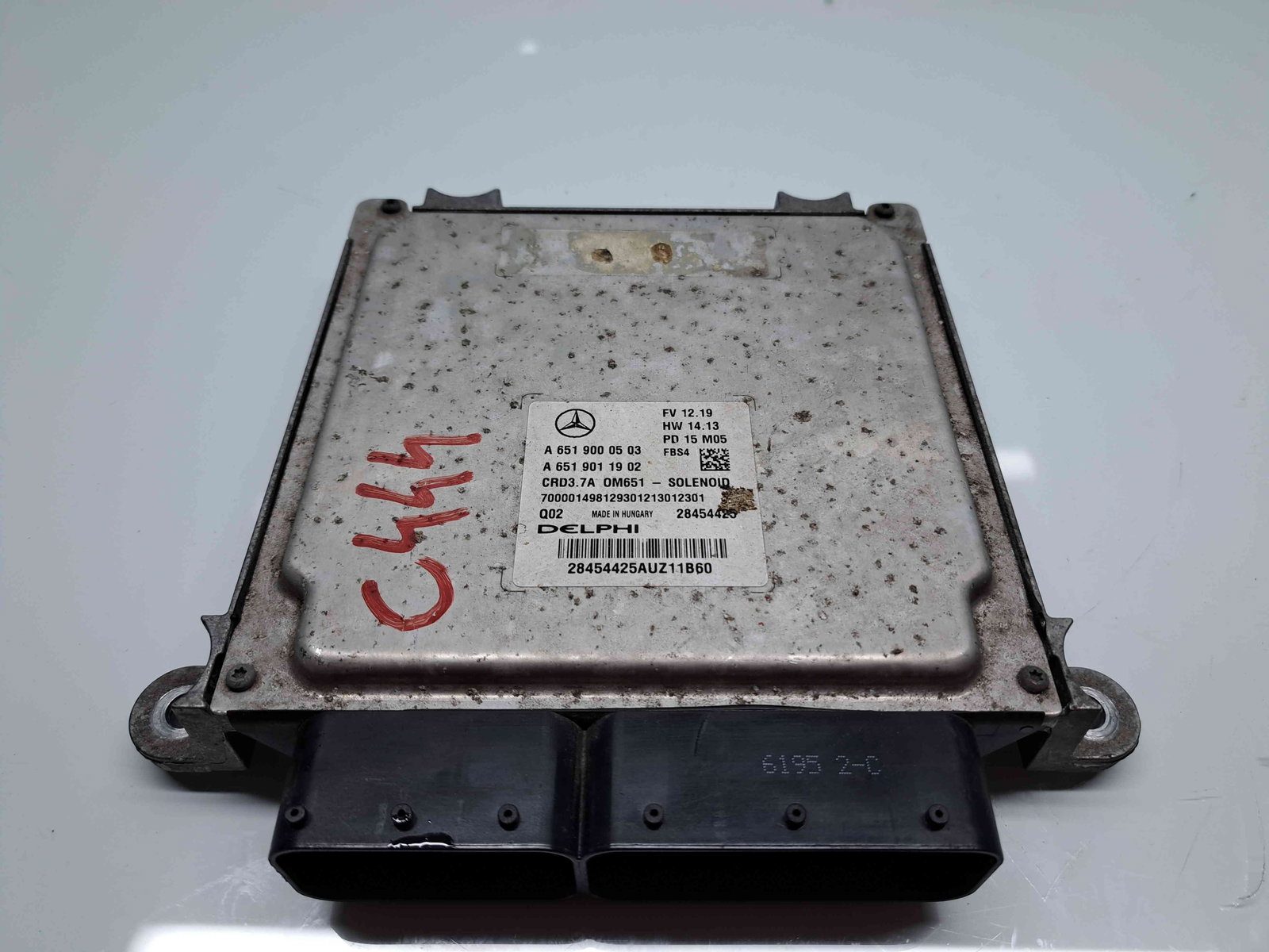 Calculator motor ECU Mercedes Clasa E (W212) Facelift [Fabr 2009-2016] A6519000503 2.2 CDI 651924 125KW / 170CP - imagine 2