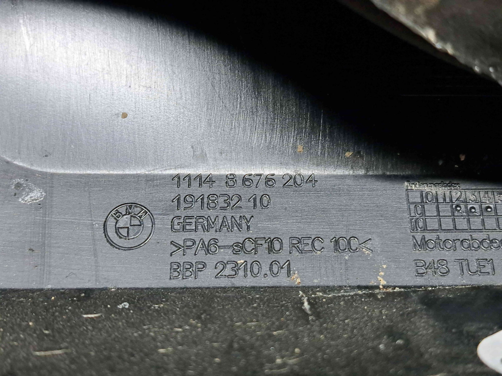 Capac motor Bmw 3 Saloon (G20) [Fabr 2018-2025] 8676204 2.0 Benz B48X 158KW / 215CP - imagine 3