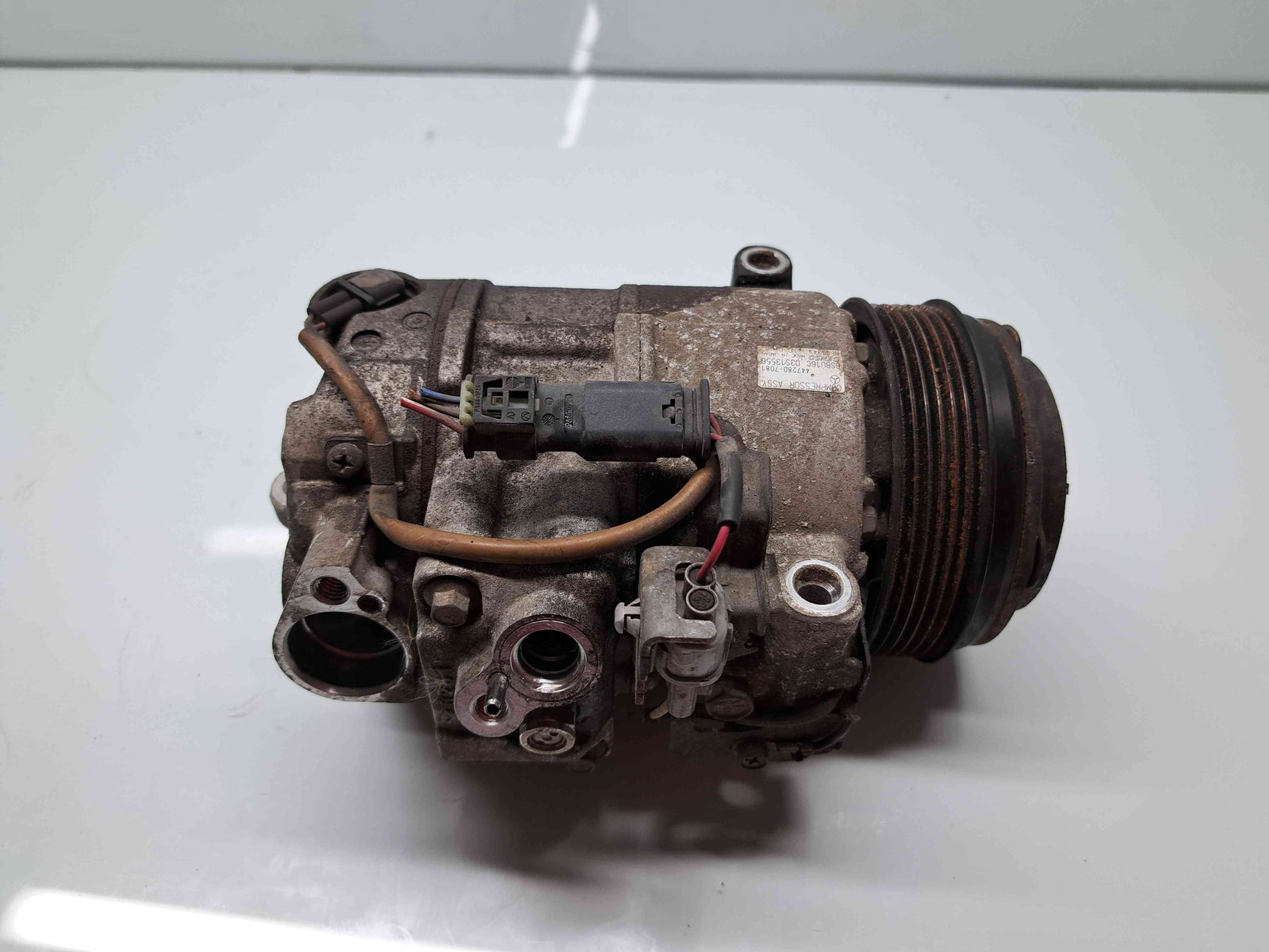 Compresor clima Mercedes Clasa E (W212) Facelift [Fabr 2009-2016] 447280-7081 2.2 CDI 651924 125KW / 170CP - imagine 3