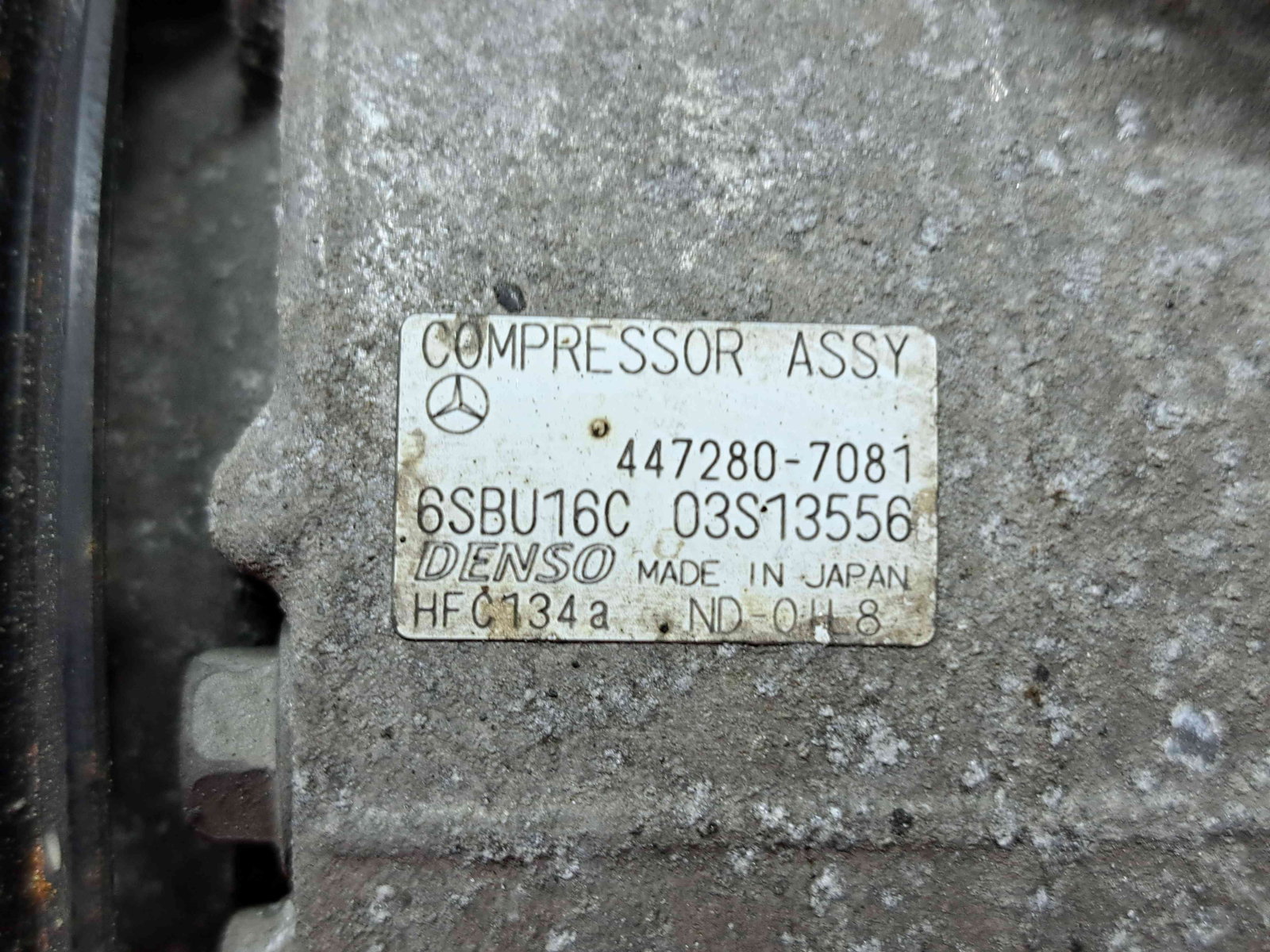 Compresor clima Mercedes Clasa E (W212) Facelift [Fabr 2009-2016] 447280-7081 2.2 CDI 651924 125KW / 170CP - imagine 6