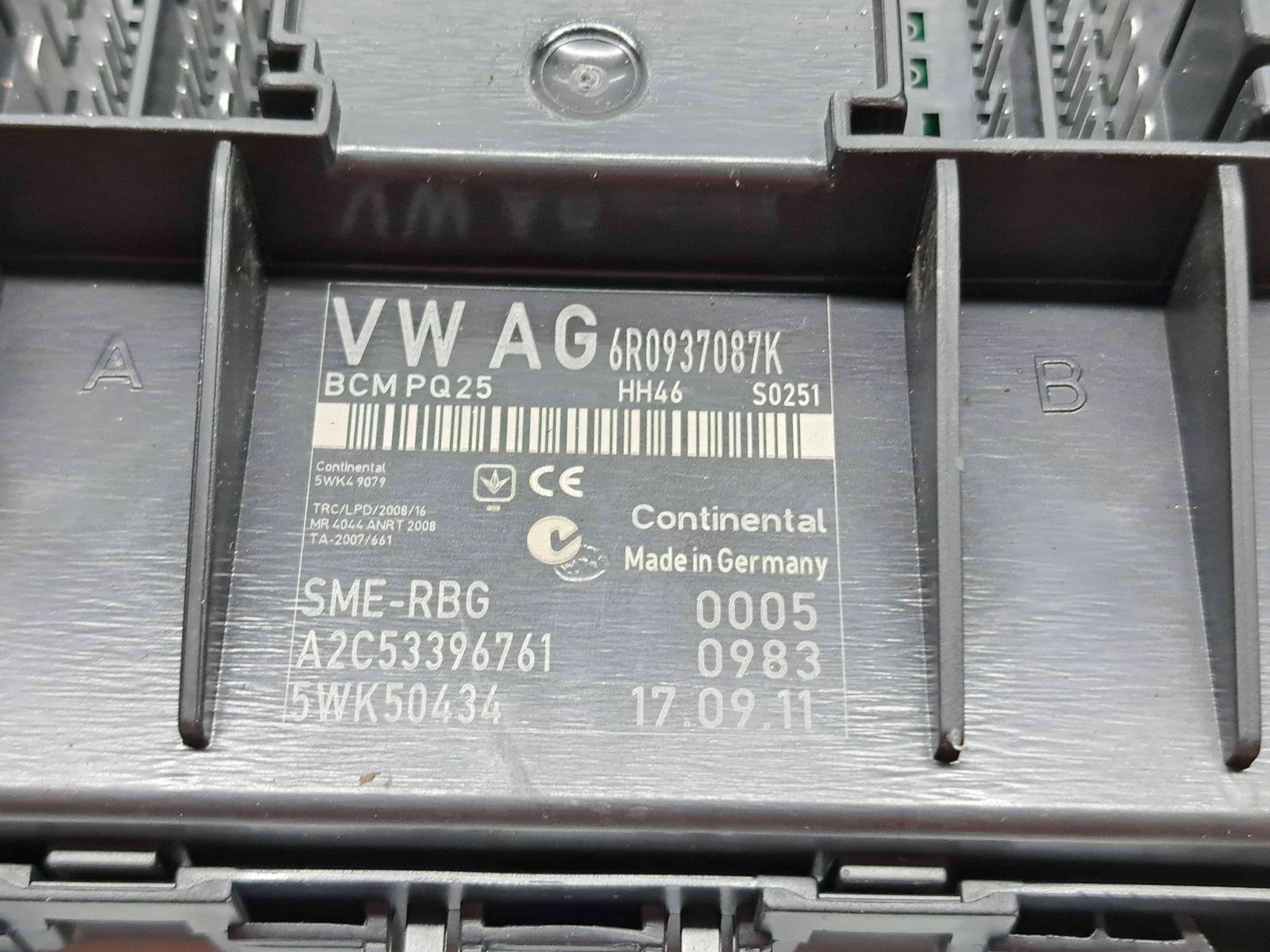 Modul confort Volkswagen Polo (6R) [Fabr 2009-2016] 6R0937087K - imagine 2