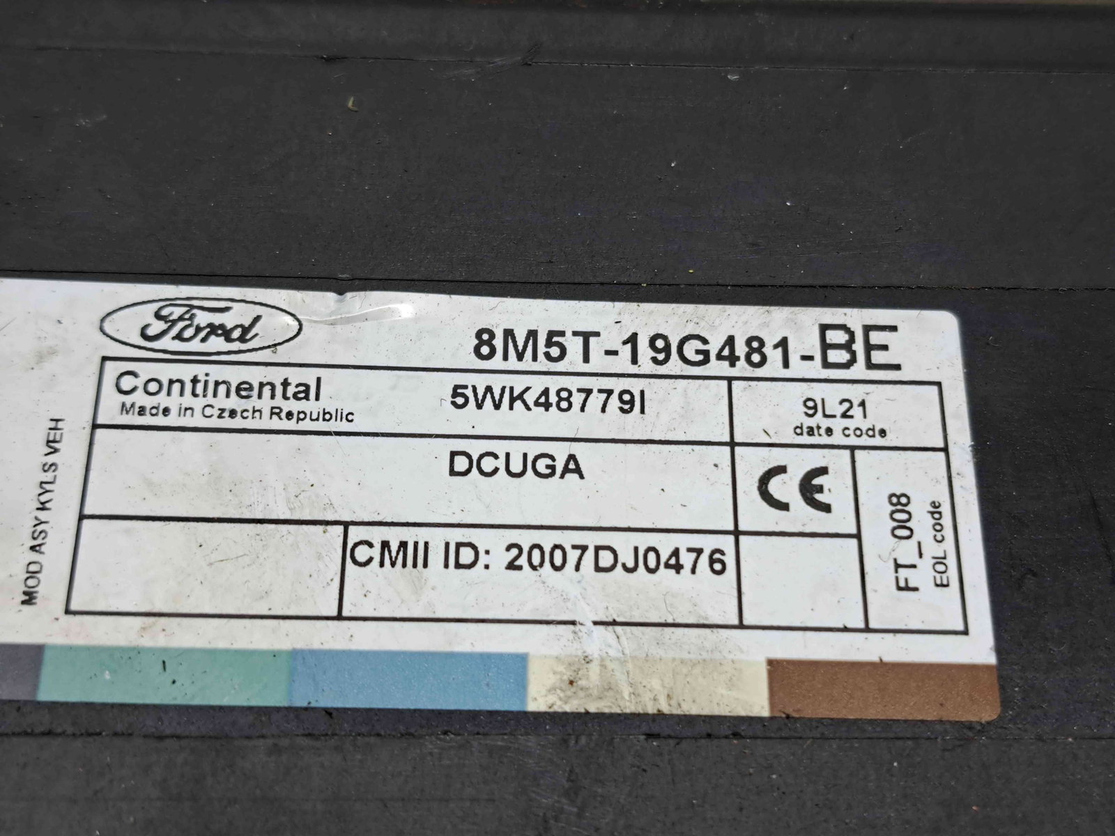 Modul confort Ford Kuga I [Fabr 2008-2012] 8M5T-19G481-BE - imagine 3