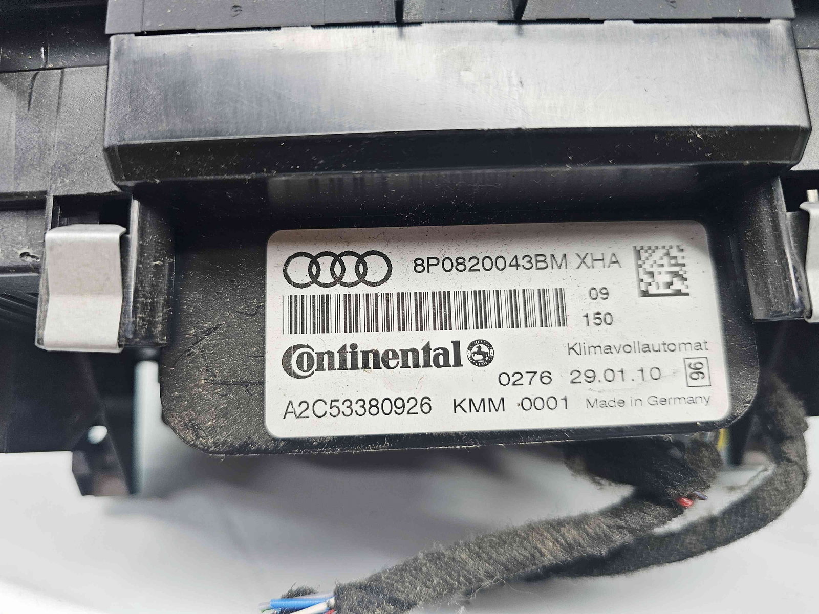 Panou comanda clima Audi A3 Sportback (8PA) [Fabr 2004-2013] Facelift 8P0820043BM - imagine 5