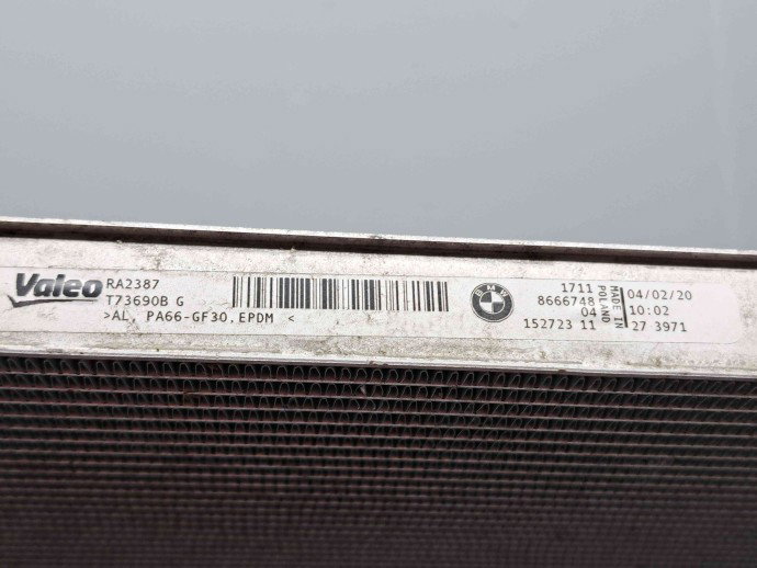Radiator apa Bmw 3 Saloon (G20) [Fabr 2018-2025] 8666748-04 2.0 Benz B48X 158KW / 215CP