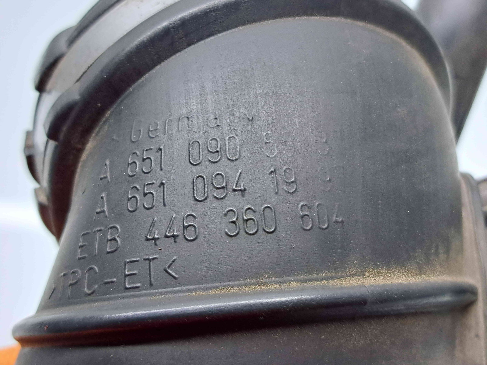 Tub admisie aer Mercedes Clasa E (W212) Facelift [Fabr 2009-2016] A6510941997 2.2 CDI 651924 125KW / 170CP - imagine 4