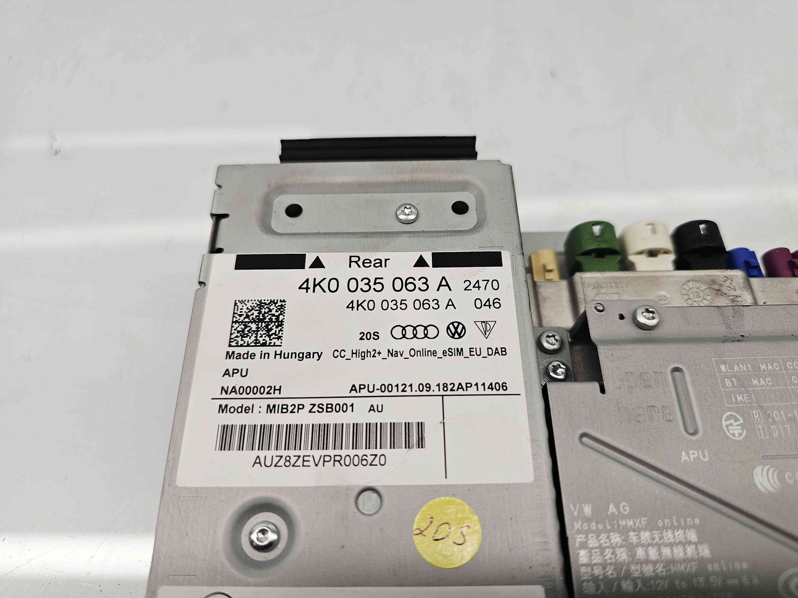 Unitate multimedia Audi A6 (4A2, C8) S-line [Fabr 2018-2025] 4K0035063A - imagine 2