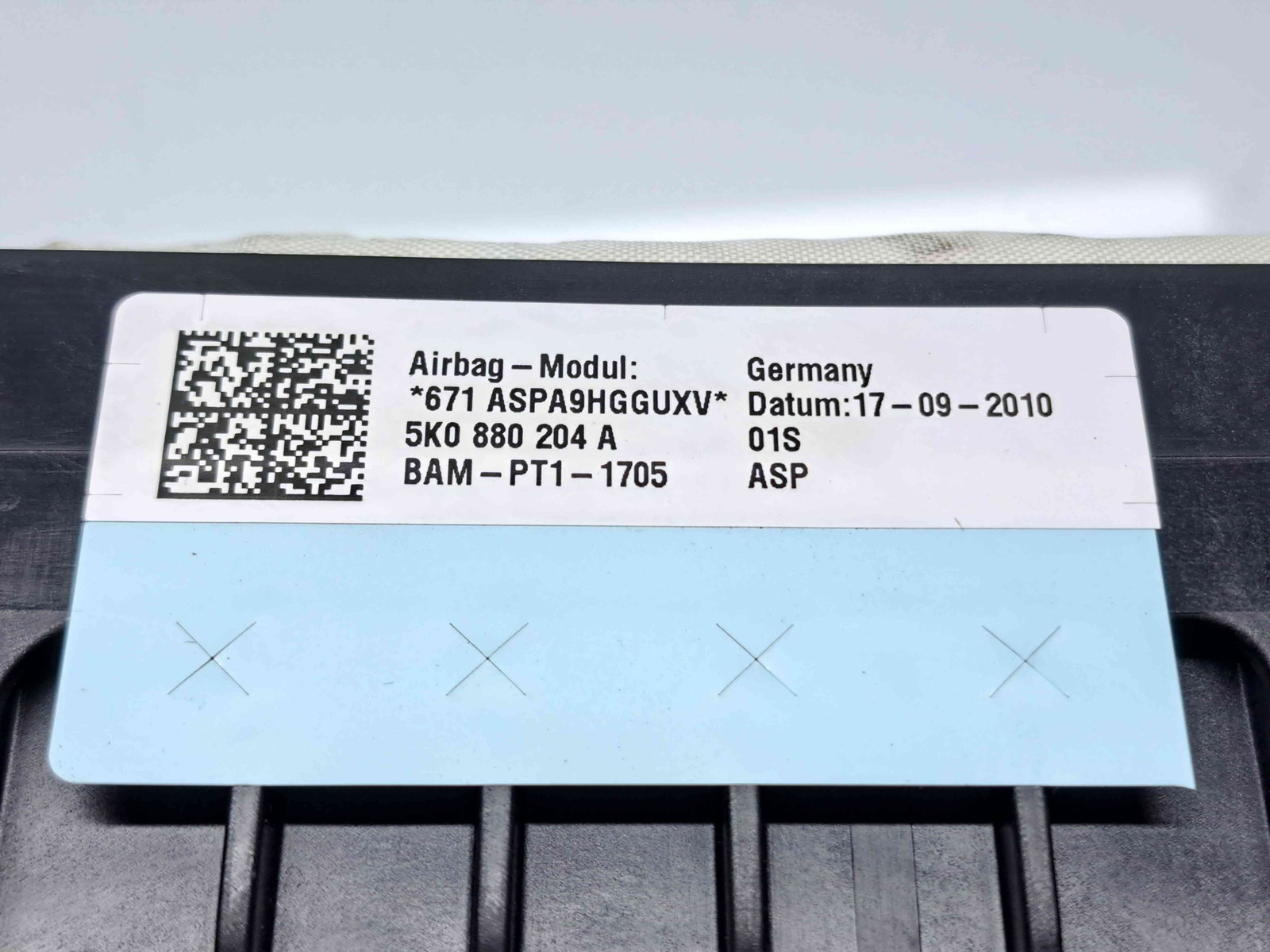 Airbag pasager Volkswagen Golf 6 (5K1) [Fabr 2009-2013] 5K0880204A - imagine 5