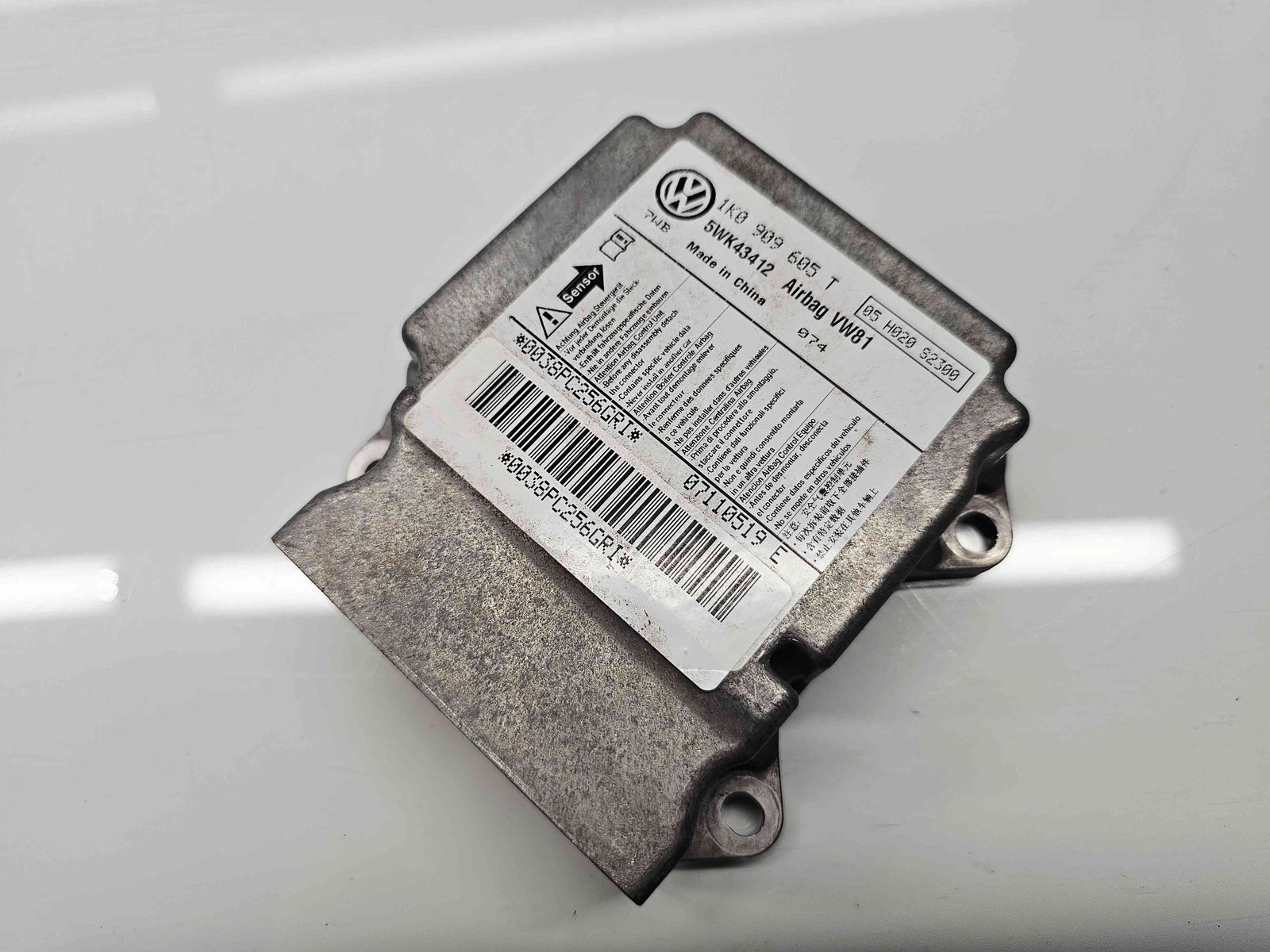 Calculator airbag Skoda Octavia 2 Combi (1Z5) [Fabr 2004-2013] Facelift 1K0909605T 1.2 TSI CBZB 77KW / 105CP - imagine 4