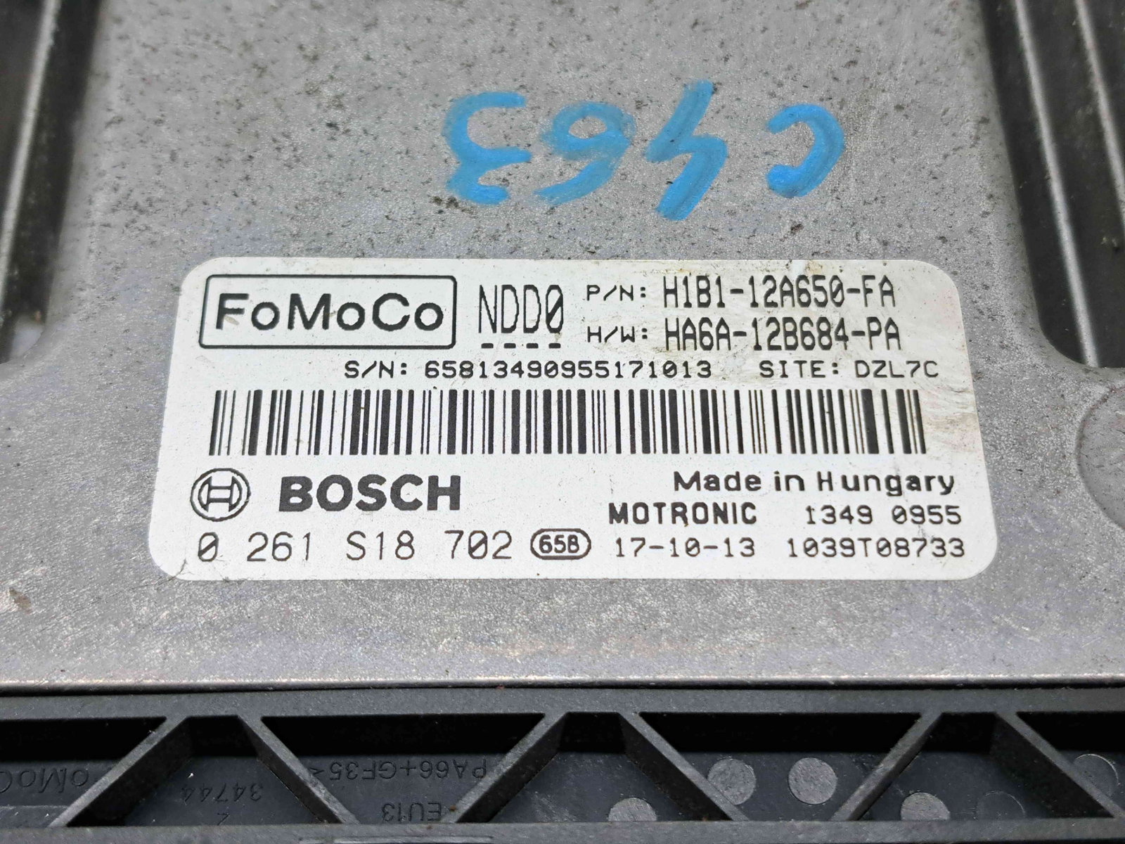 Calculator motor ECU Ford Fiesta 8 [Fabr 2017-2025] H1B1-12A650-FA 1.0 Benz M1DA 92KW / 125CP - imagine 2