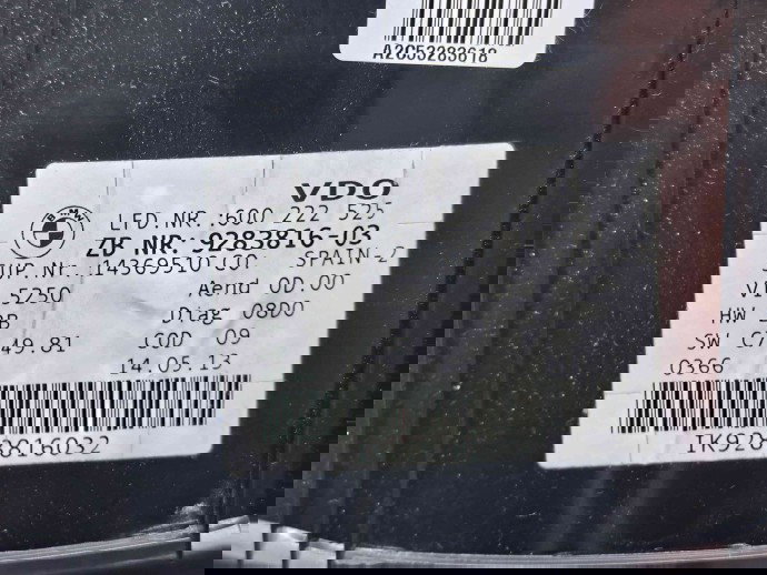  Ceas bord Bmw 3 Cabriolet (E93) [Fabr 2006-2011] Facelift 9283816-03