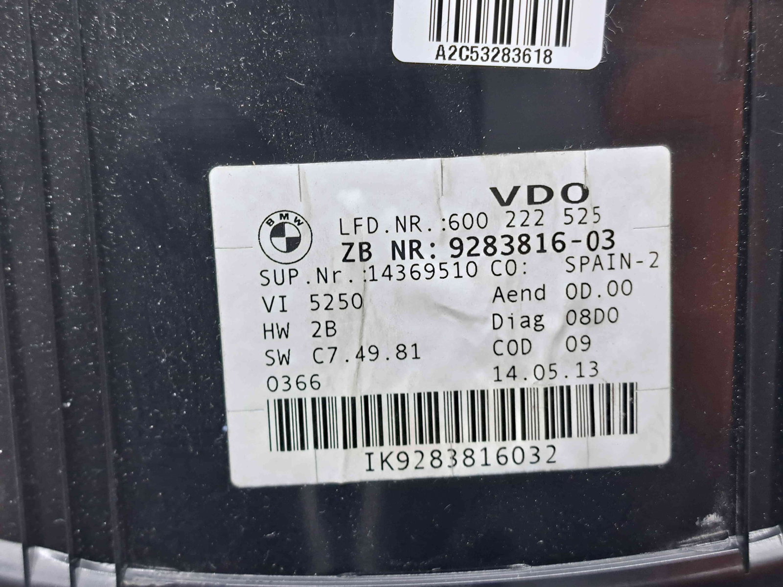 Ceas bord Bmw 3 Cabriolet (E93) [Fabr 2006-2011] Facelift 9283816-03 - imagine 4