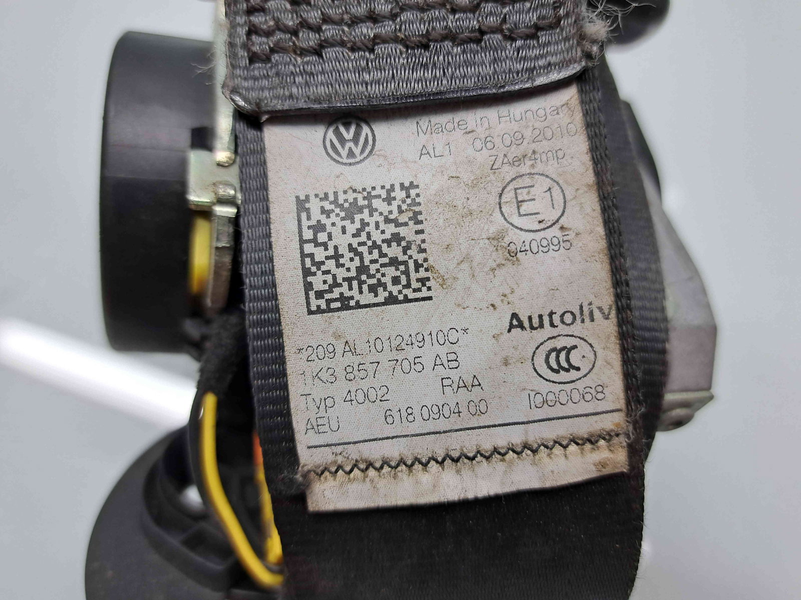 Centura stanga fata Volkswagen Golf 6 (5K1) [Fabr 2009-2013] 1K3857705AB - imagine 5