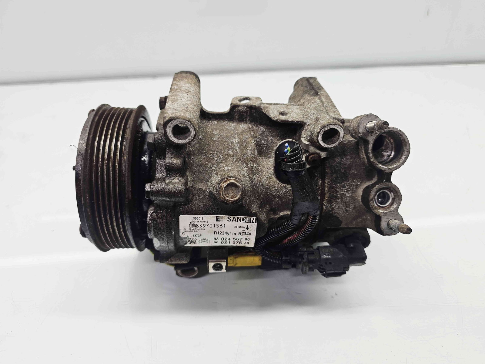 Compresor clima Citroen C4 Cactus [Fabr 2014-2017] 9802456780 1.6 HDI DV6FD 73KW / 100CP - imagine 1