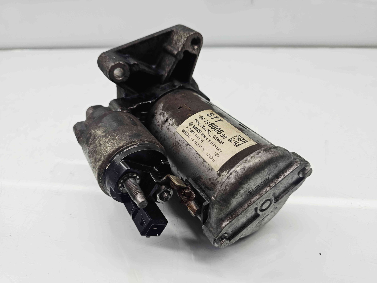 Electromotor 12 dinti Citroen C4 Cactus [Fabr 2014-2017] 9675660680 1.6 HDI DV6FD73KW / 100CP - imagine 3