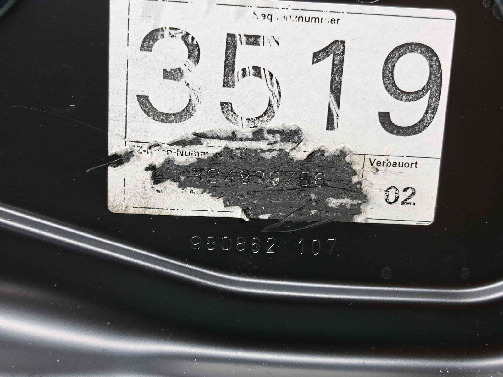 Macara electrica geam dreapta spate Volkswagen Passat B6 (3C2) [Fabr 2005-2010] 3C4839756 - imagine 2