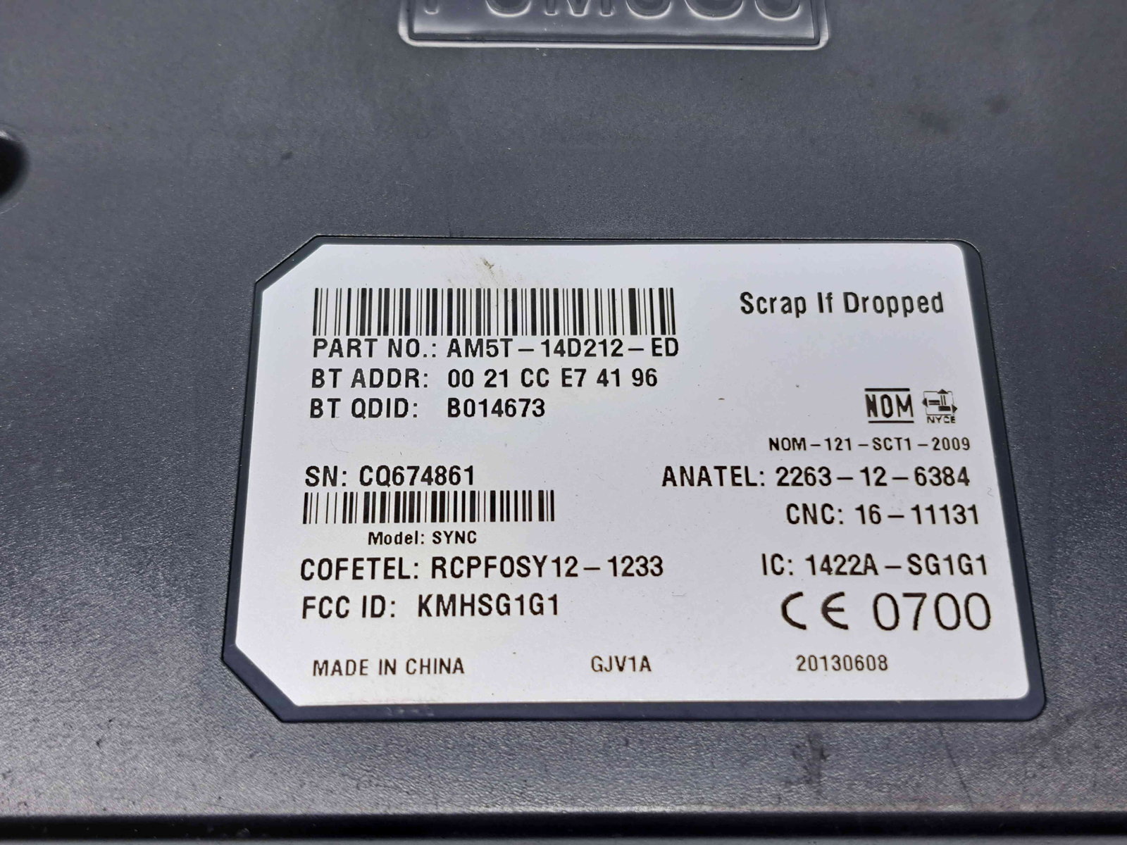 Modul confort Ford Fiesta 6 facelift [Fabr 2008-2019] AM5T-14D212-ED - imagine 2