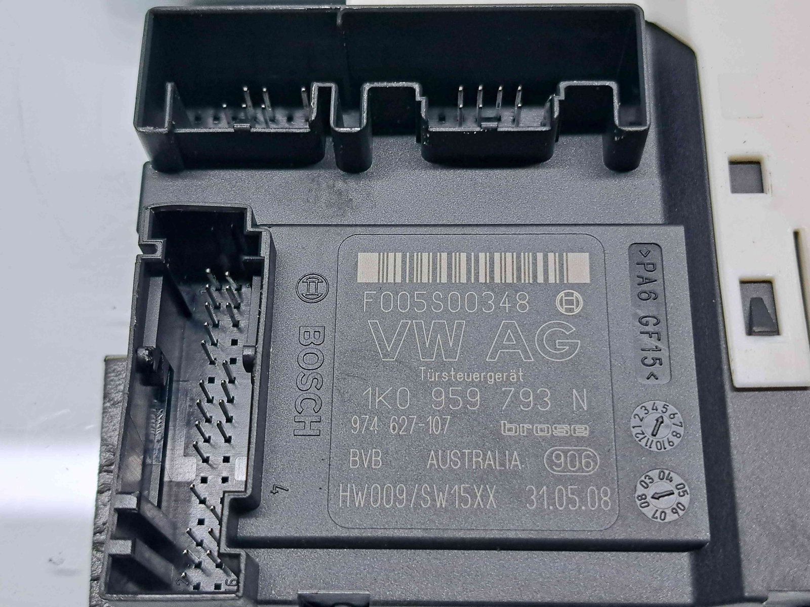 Motoras geam dreapta fata Volkswagen Passat B6 (3C2) [Fabr 2005-2010] 1K0959793N / 3C2837462H - imagine 5