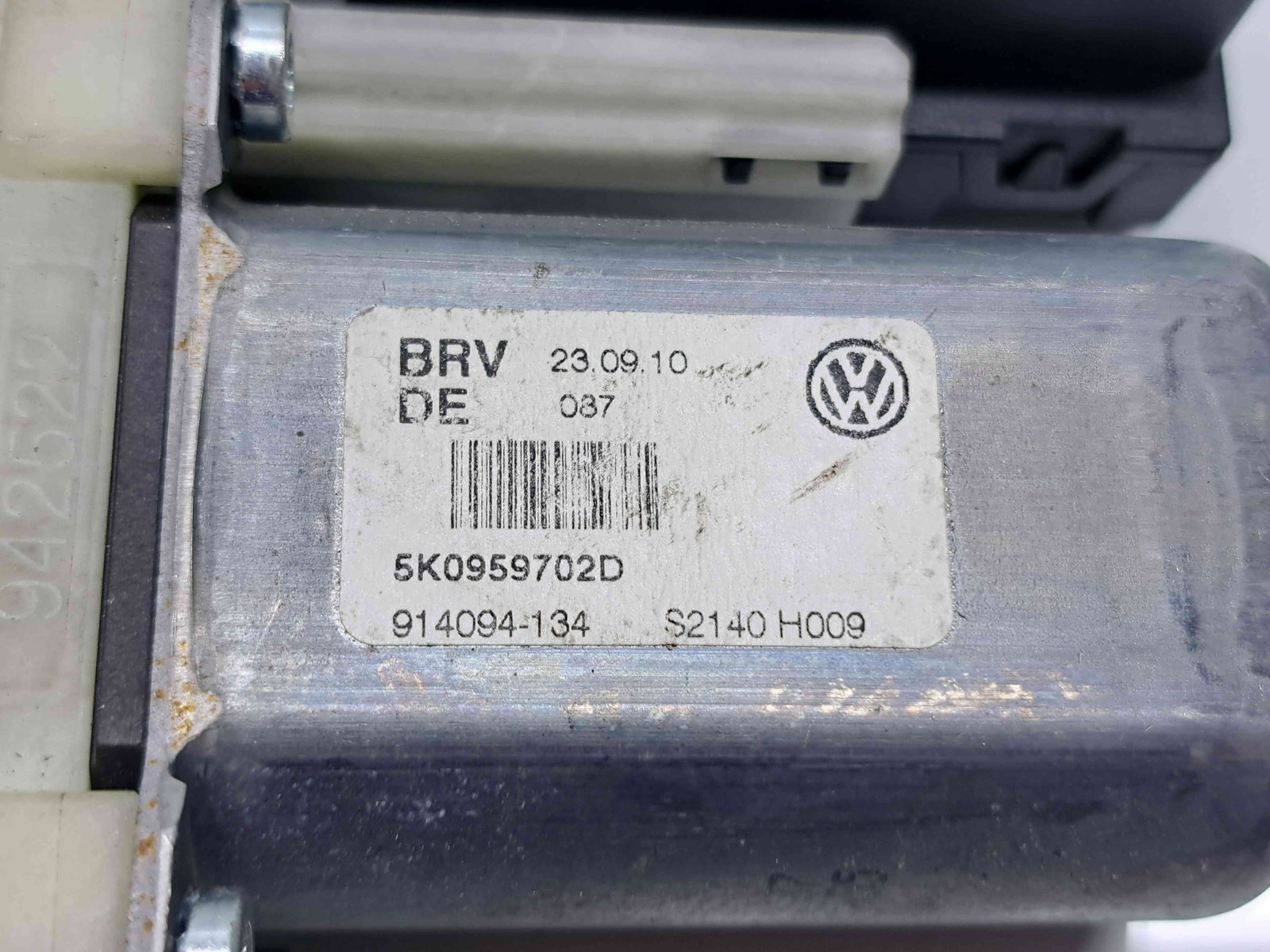 Motoras geam stanga fata Volkswagen Golf 6 (5K1) [Fabr 2009-2013] 5K0959792 / 5K0959702D - imagine 4