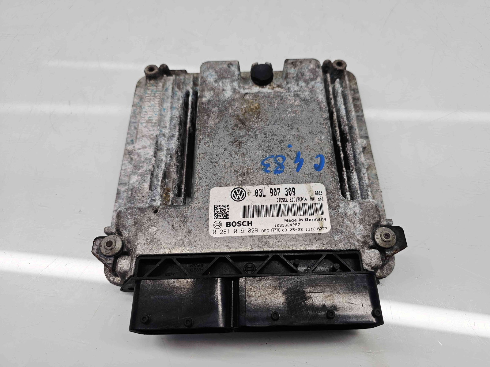 Calculator motor ECU Volkswagen Passat B6 (3C2) [Fabr 2005-2010] 03L907309 2.0 TDI CBAB 103KW / 140CP - imagine 1