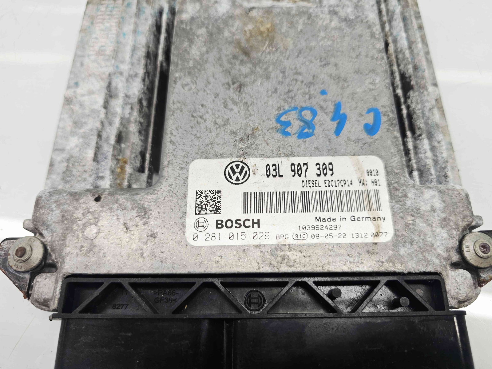 Calculator motor ECU Volkswagen Passat B6 (3C2) [Fabr 2005-2010] 03L907309 2.0 TDI CBAB 103KW / 140CP - imagine 3