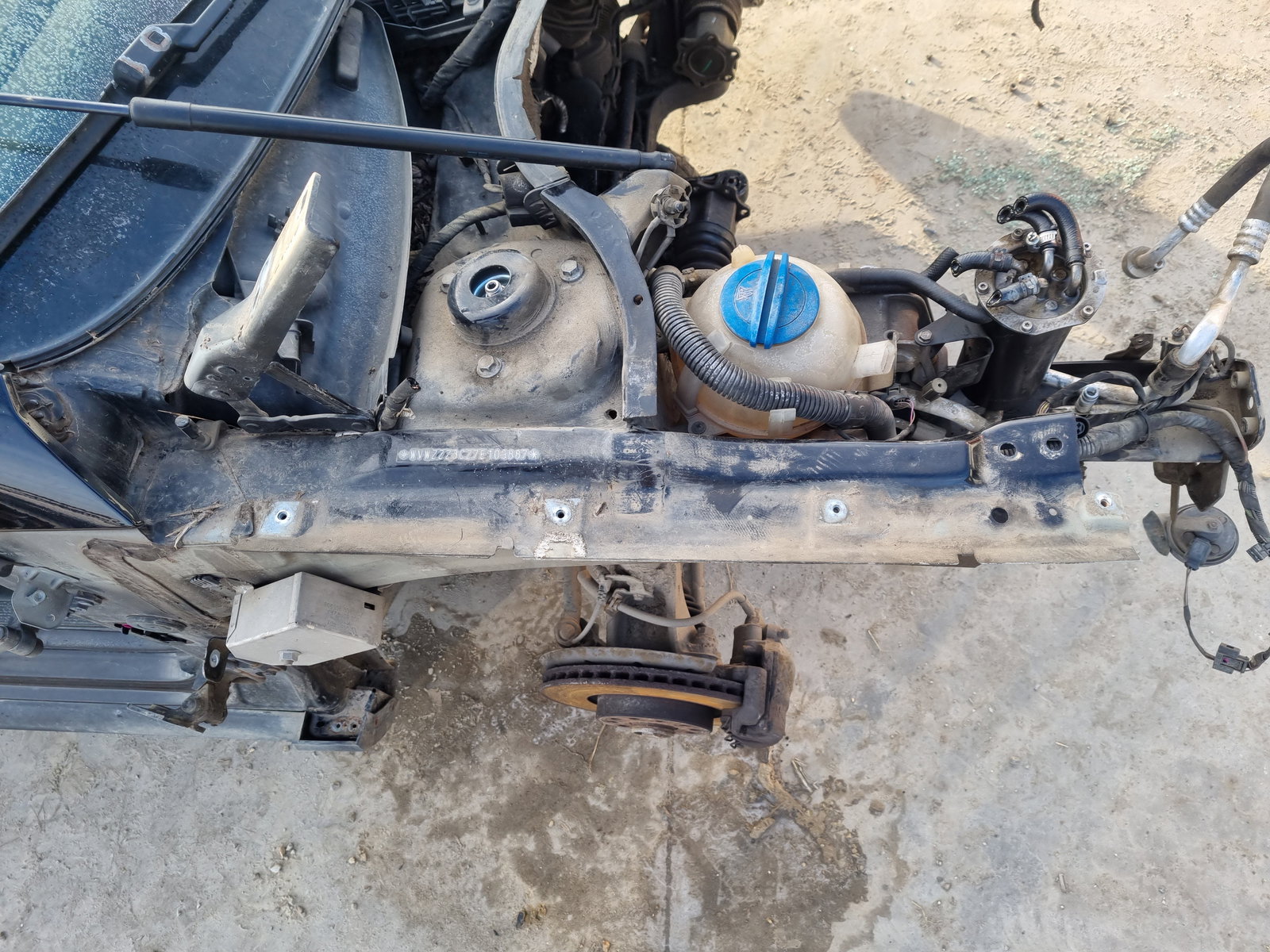 Semi aripa dreapta Volkswagen Passat B6 Variant (3C5) [Fabr 2005-2010] OEM - imagine 3