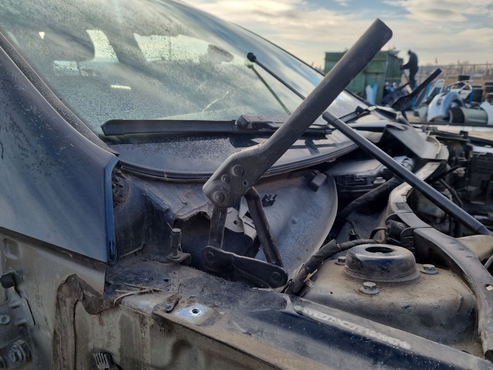 Set balamale capota Volkswagen Passat B6 Variant (3C5) [Fabr 2005-2010] OEM - imagine 3