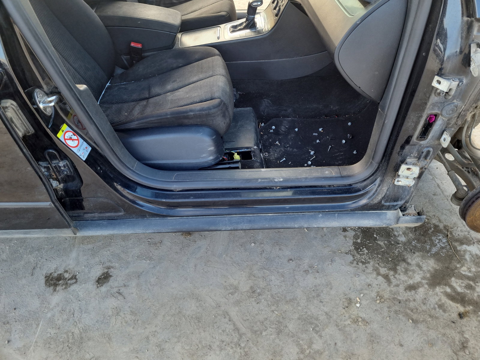 Prag lateral dreapta Volkswagen Passat B6 Variant (3C5) [Fabr 2005-2010] OEM - imagine 2