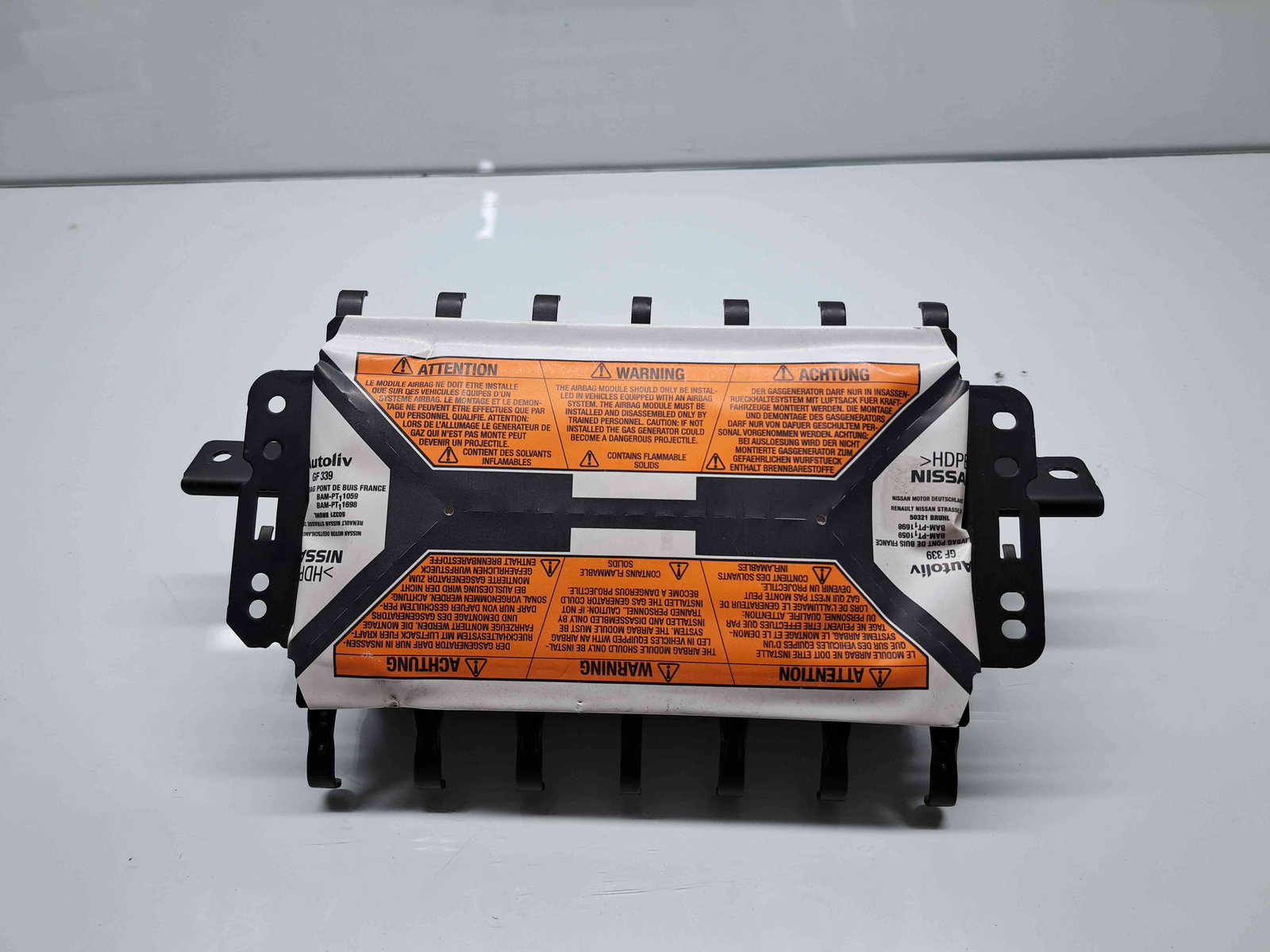 Airbag pasager Nissan Qashqai [Fabr 2007-2014] Facelift 98515JD01B - imagine 1