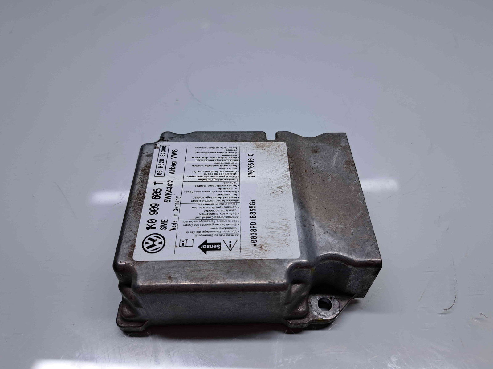 Calculator airbag Skoda Octavia 2 (1Z3) [Fabr 2004-2013] 1K0909605T 1.9 TDI BXE 77KW / 105CP - imagine 1
