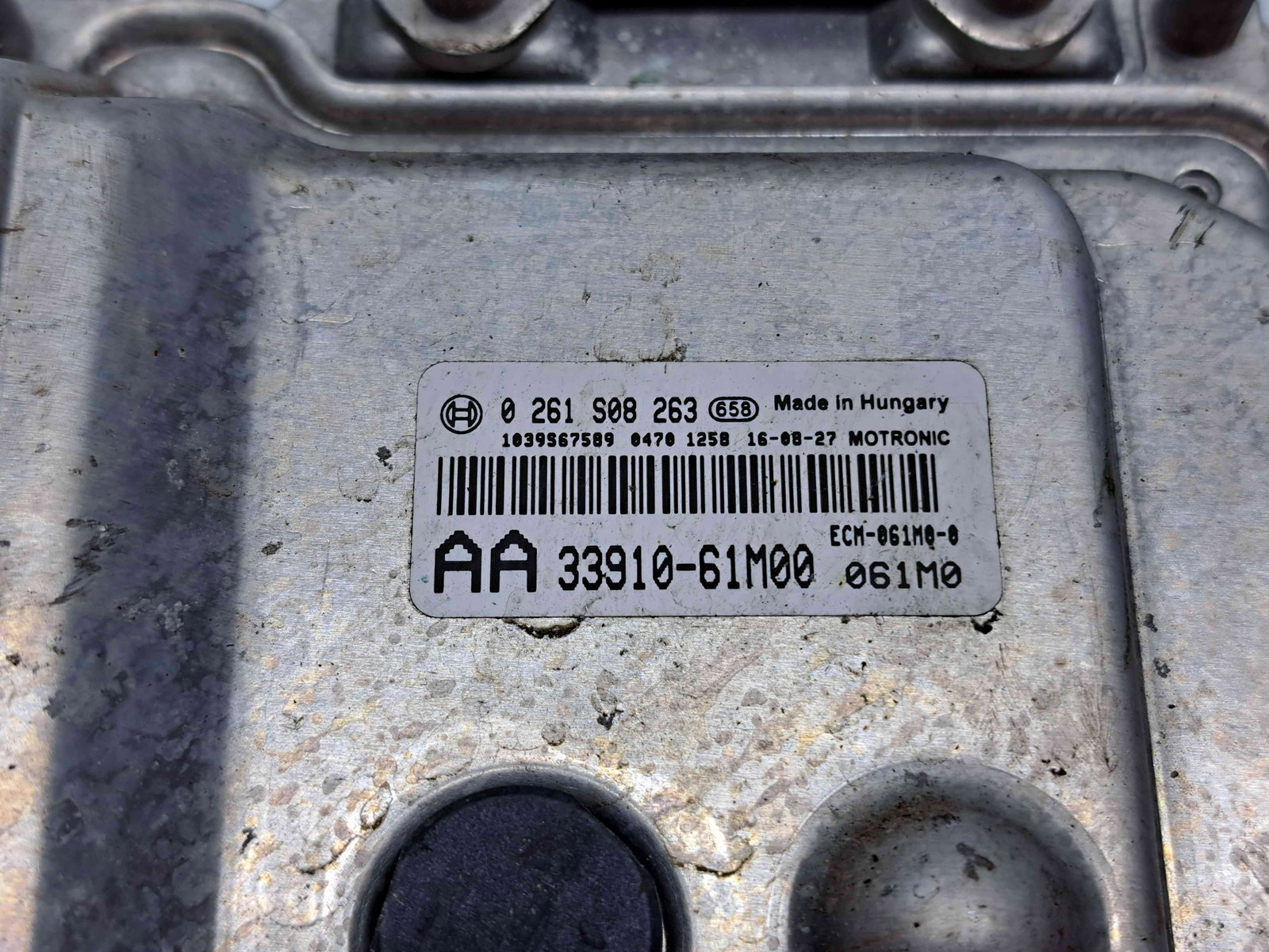 Calculator motor ECU SUZUKI Vitara (LY) [Fabr 2015-prezent] 33910-61M00 1.6 Benz M16A 88KW / 120CP - imagine 3