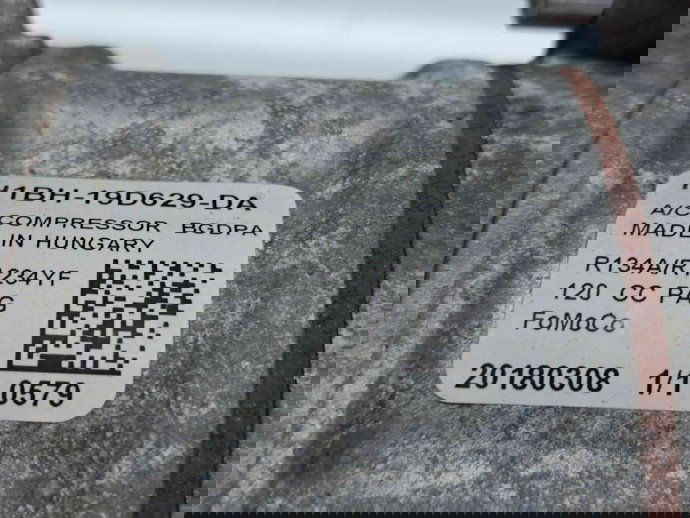 Compresor clima Ford Ecosport [Fabr 2017-2024] H1BH-19D629-DA 1.0 Benz ERK 92KW / 125CP