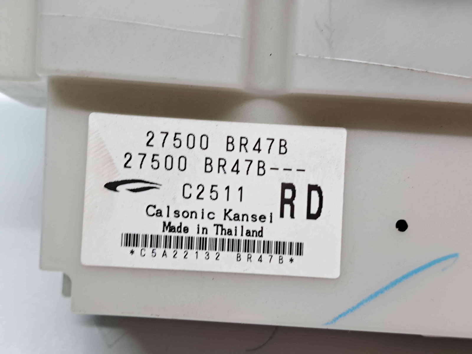 Panou comanda clima Nissan Qashqai [Fabr 2007-2014] Facelift 27500BR47B - imagine 3