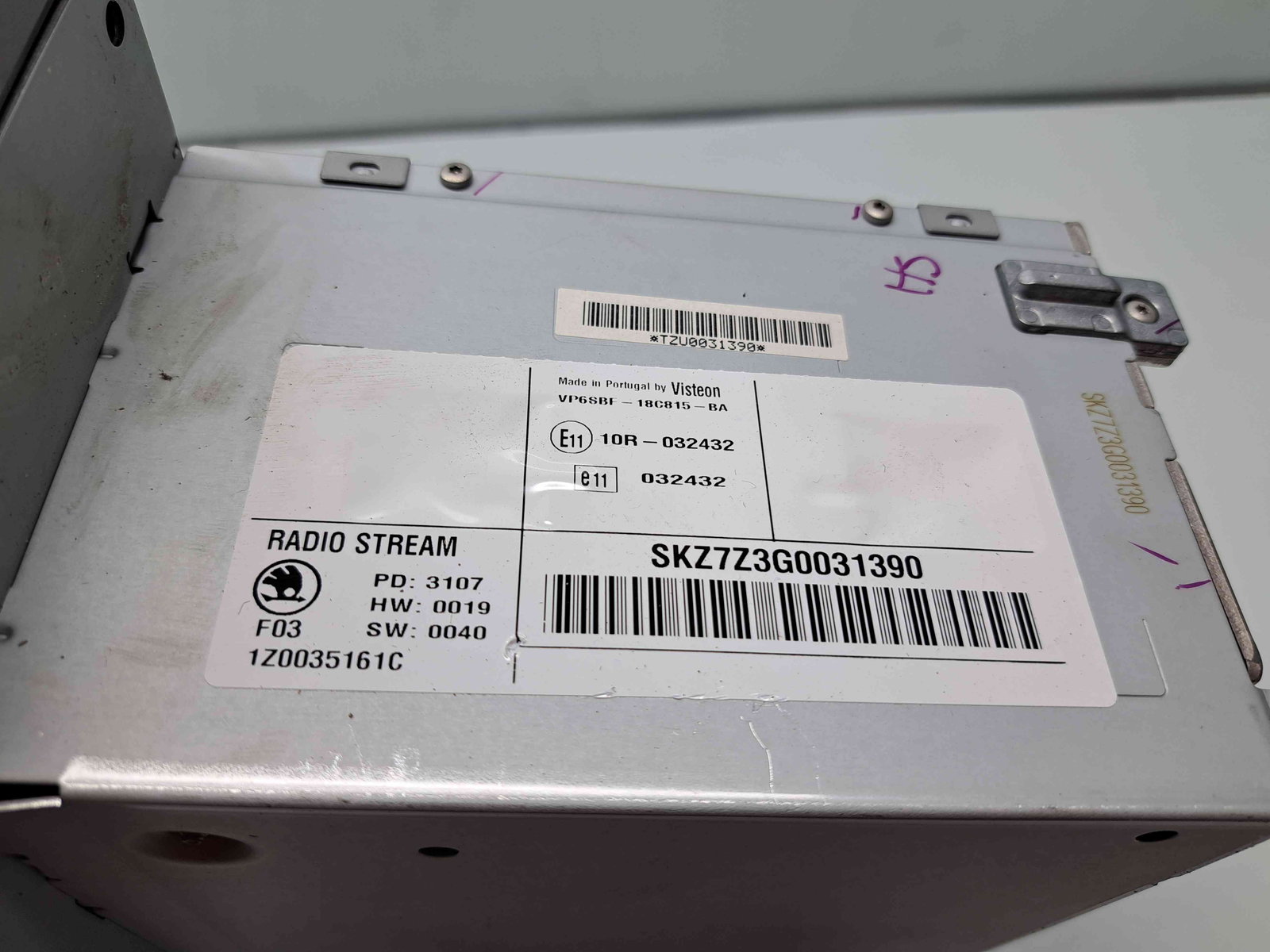 Radio CD Skoda Octavia 2 (1Z3) [Fabr 2004-2013] 1Z0035161C - imagine 4