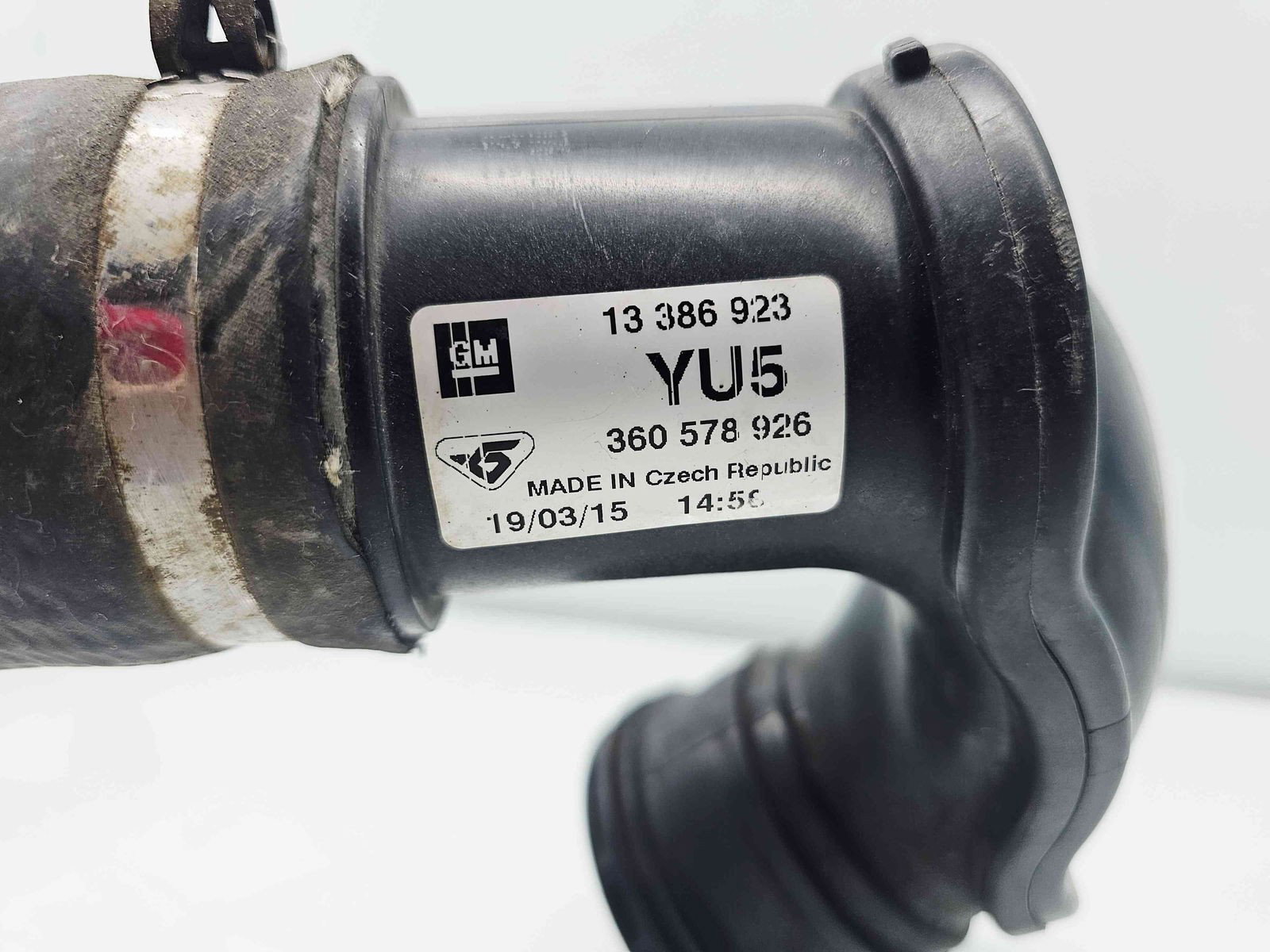 Tub intercooler Opel Astra J [Fabr 2009-2015] 13386923 2.0 CDTI A20DT 121KW / 165CP - imagine 3