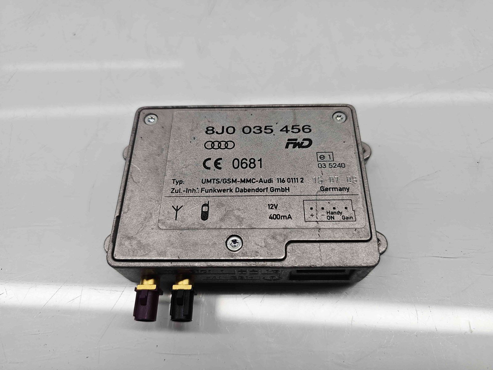 Modul confort AUDI A5 (8T3) [Fabr 2007-2015] 8J0035456 - imagine 1