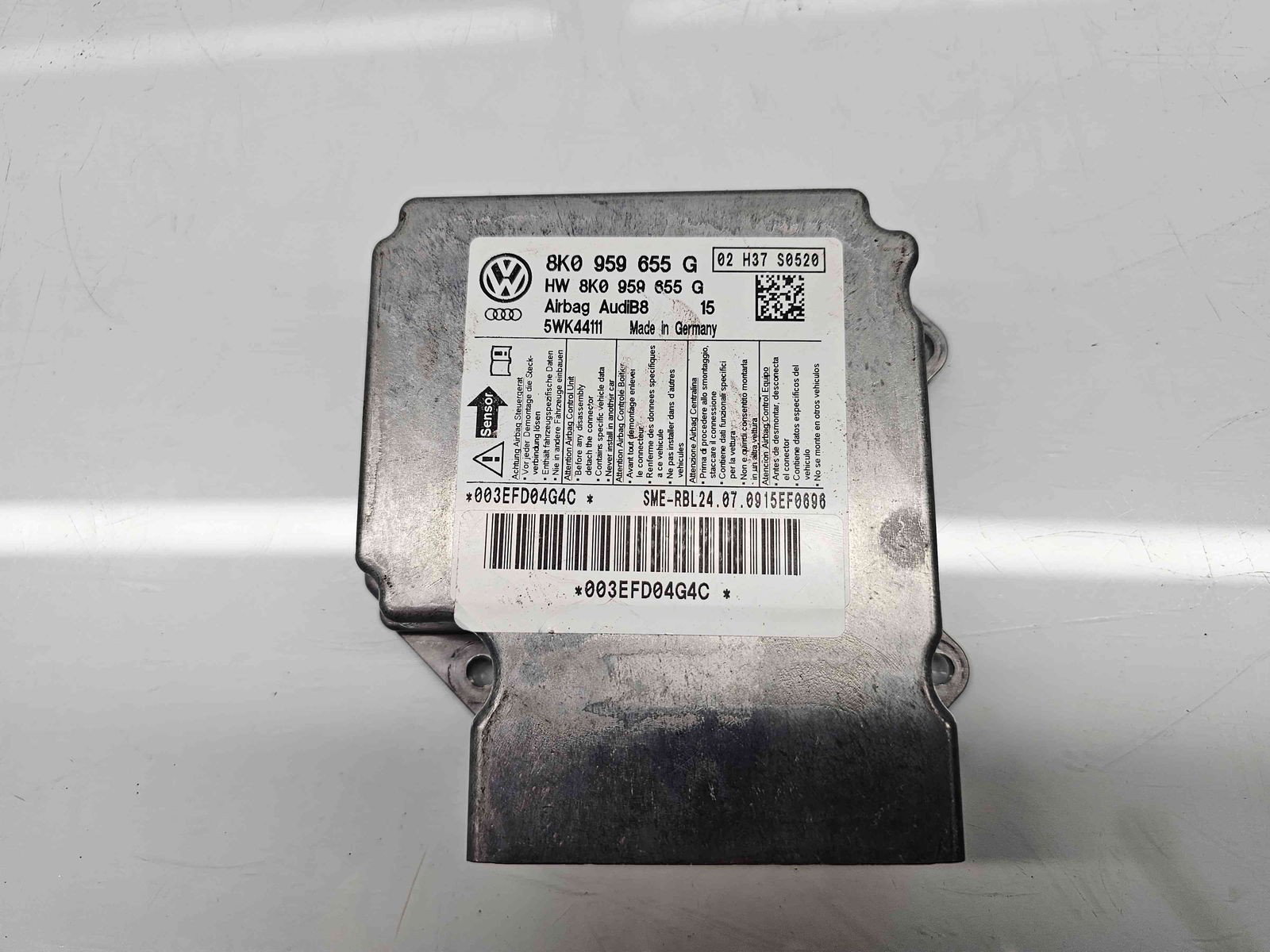 Calculator airbag AUDI Q5 (8RB) [ Fabr 2008-2016] 8K0959655G 2.0 TDI CAHA 125KW / 170CP - imagine 4