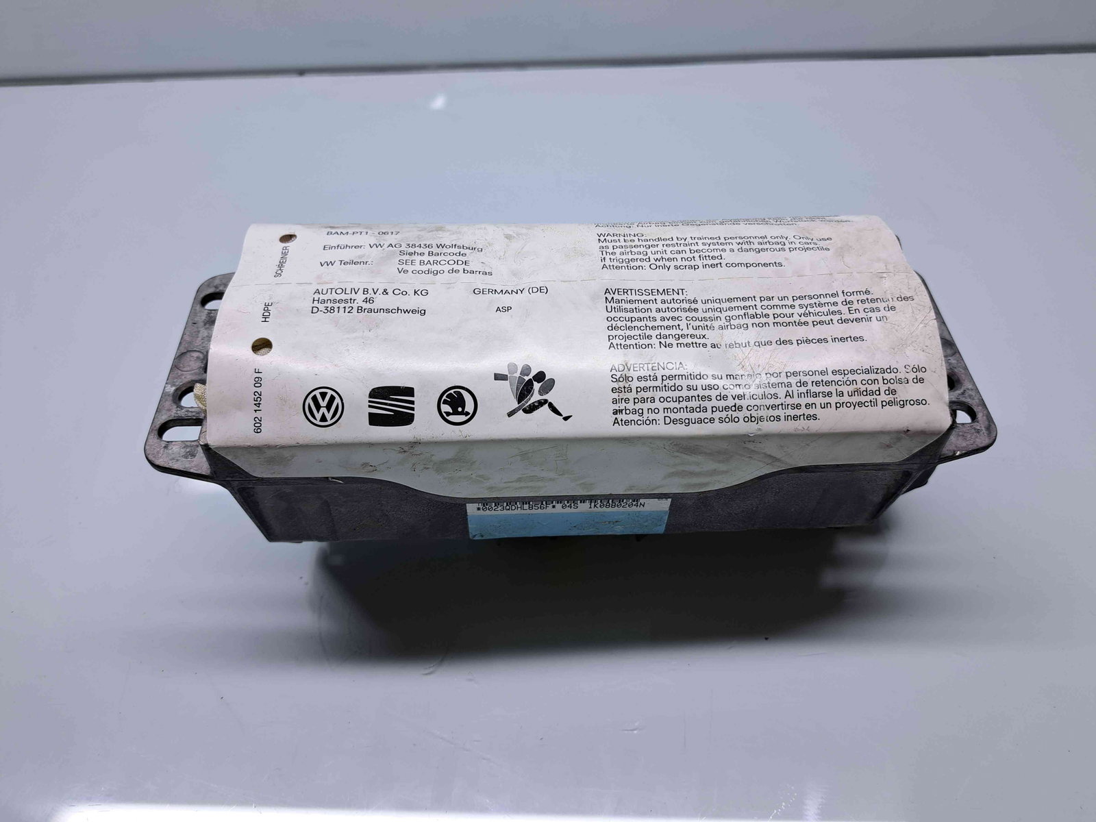 Airbag pasager Skoda Octavia 2 Combi (1Z5) [Fabr 2004-2013] Facelift 1K0880204N - imagine 2