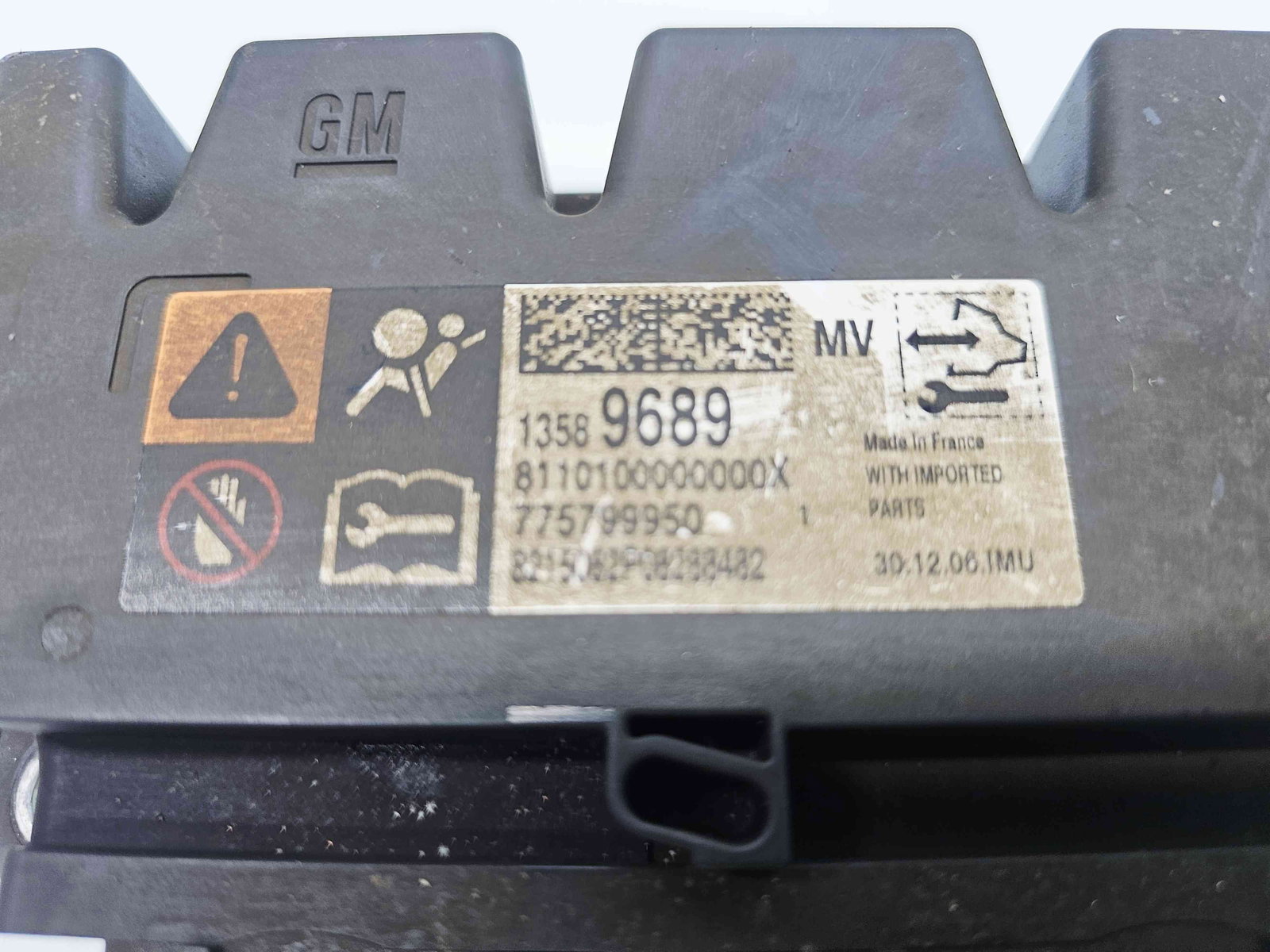 Calculator airbag Opel Zafira C (D75) Tourer [Fabr 2011-2017] 13589689 2.0 CDTI A20DT 121KW / 165CP - imagine 3