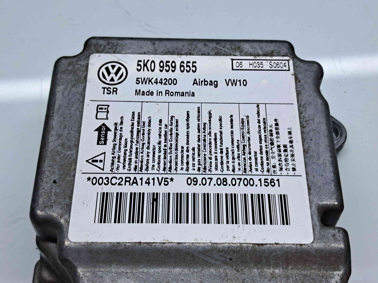 Calculator airbag Volkswagen Golf 6 (5K1) GTD [Fabr 2009-2013] 5K0959655 2.0 TDI CBBB 125KW / 170CP - imagine 3