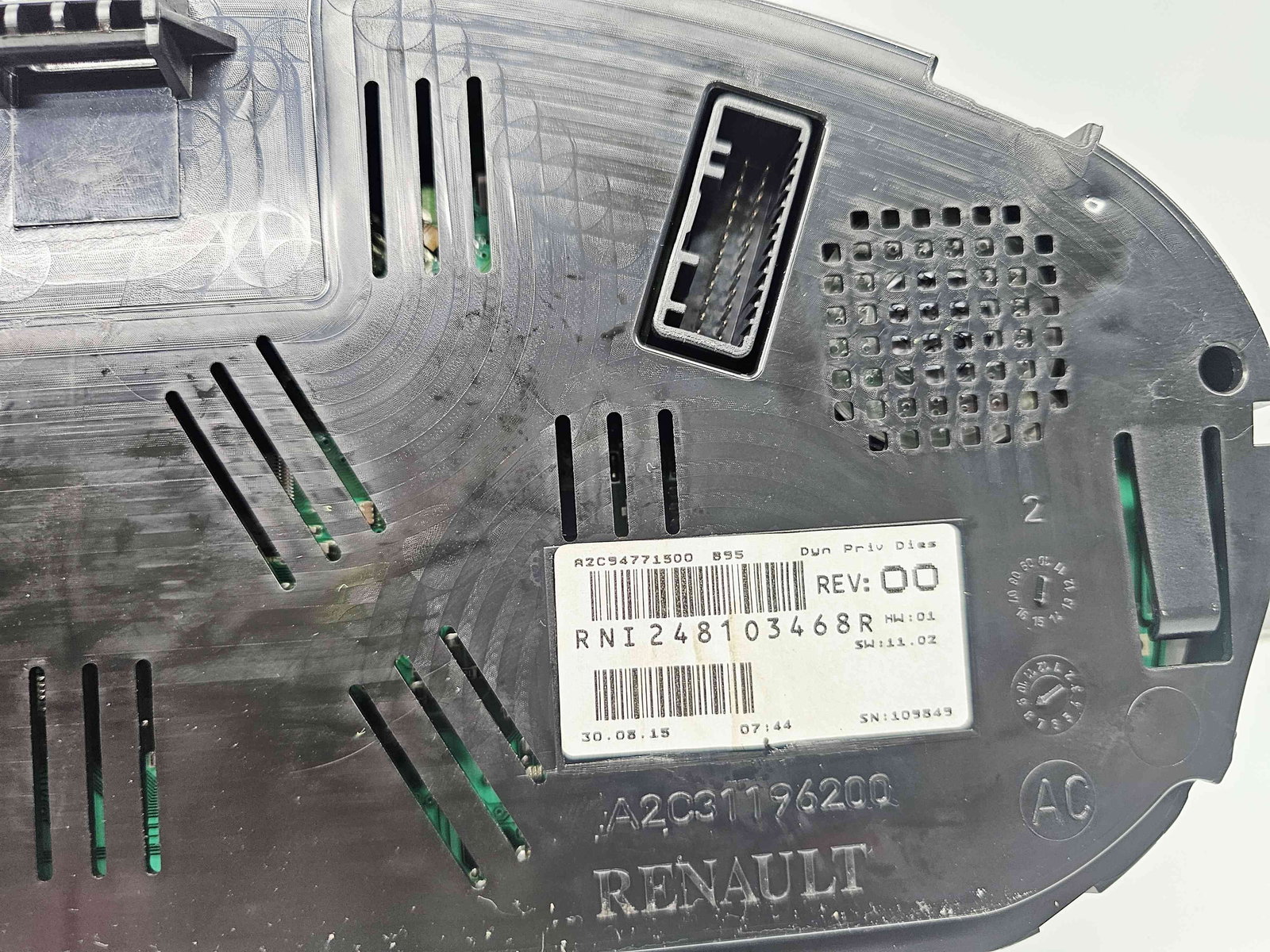 Ceas bord Renault Megane 3 [Fabr 2008-2015] Facelift 248103468R - imagine 4