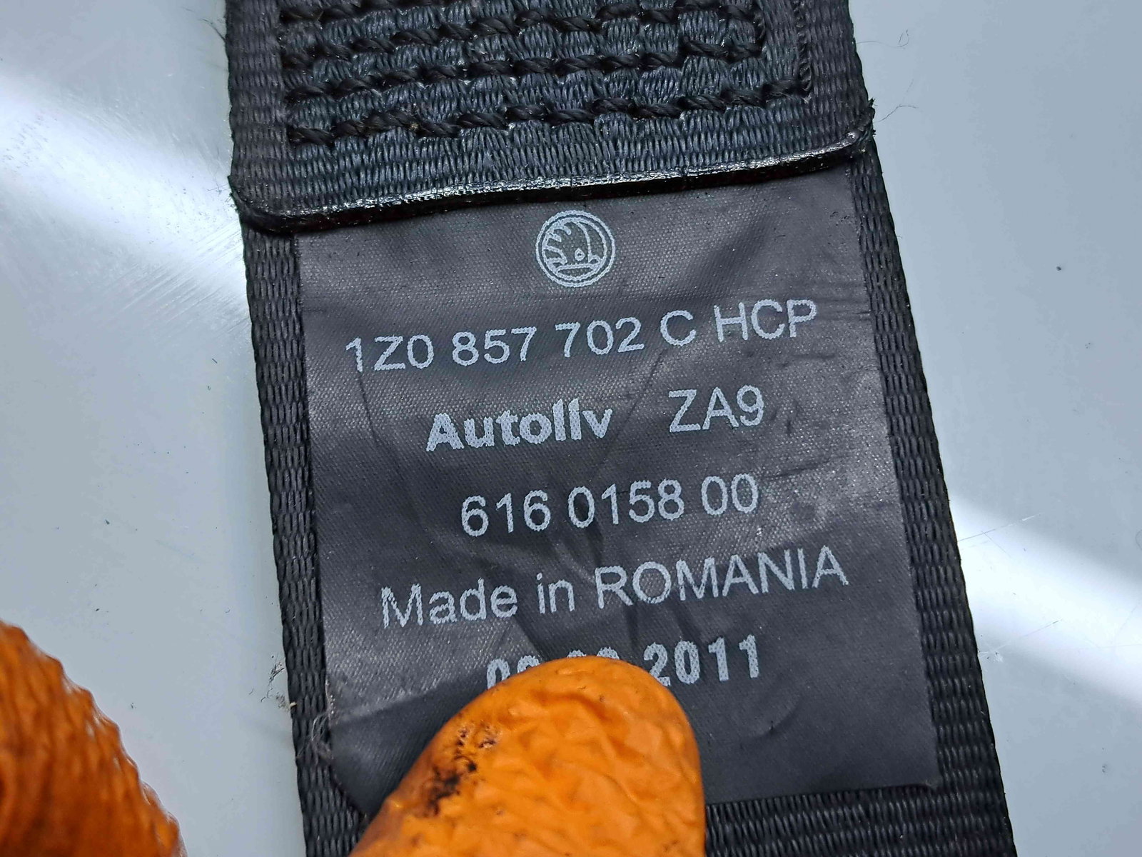 Centura dreapta fata Skoda Octavia 2 Combi (1Z5) [Fabr 2004-2013] Facelift 1Z0857702C - imagine 3