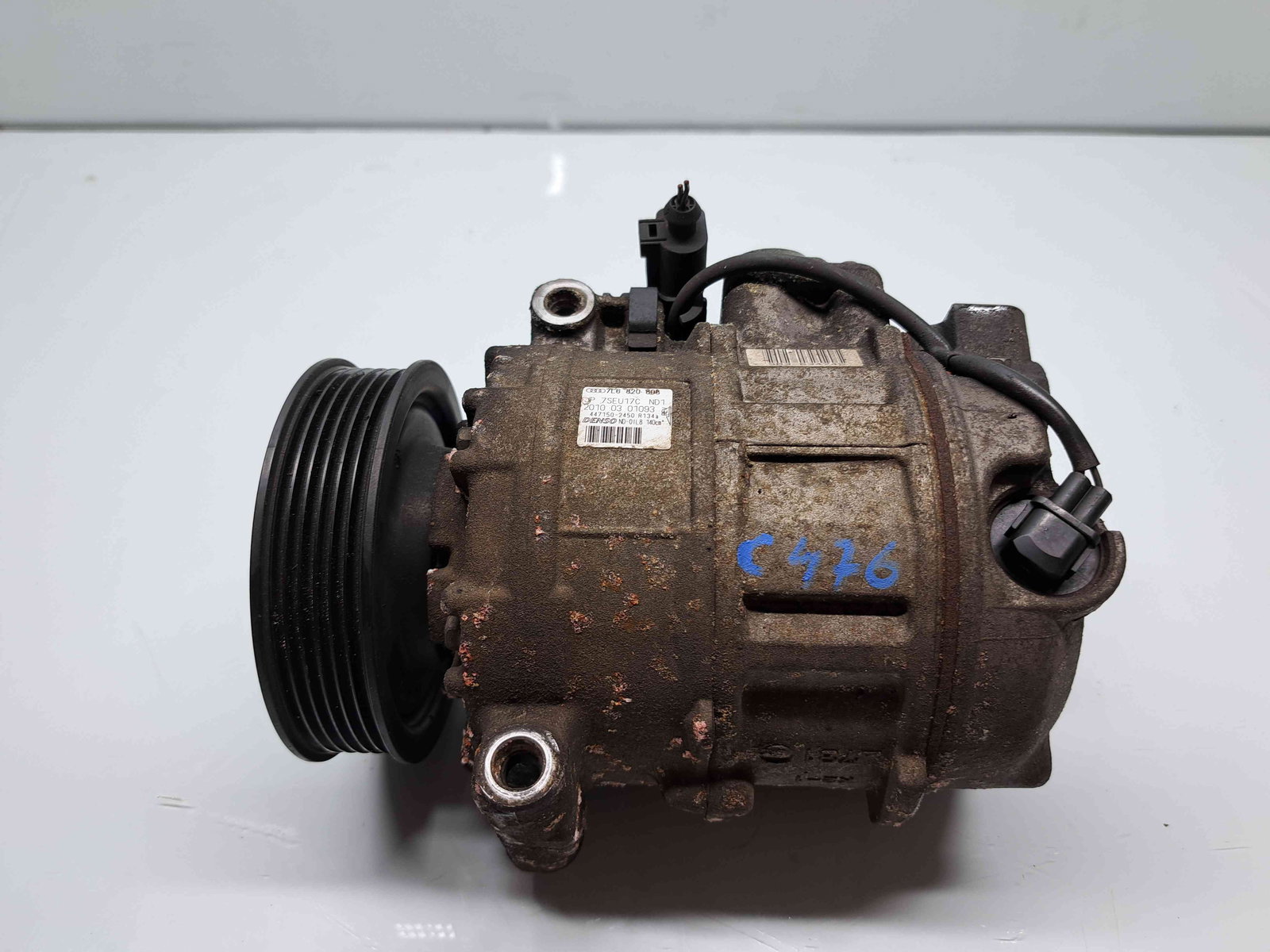 Compresor clima Audi Q7 (4LB) [Fabr 2006-2014] Facelift 7L6820808 3.0 TDI CJGA 176KW / 240CP - imagine 1