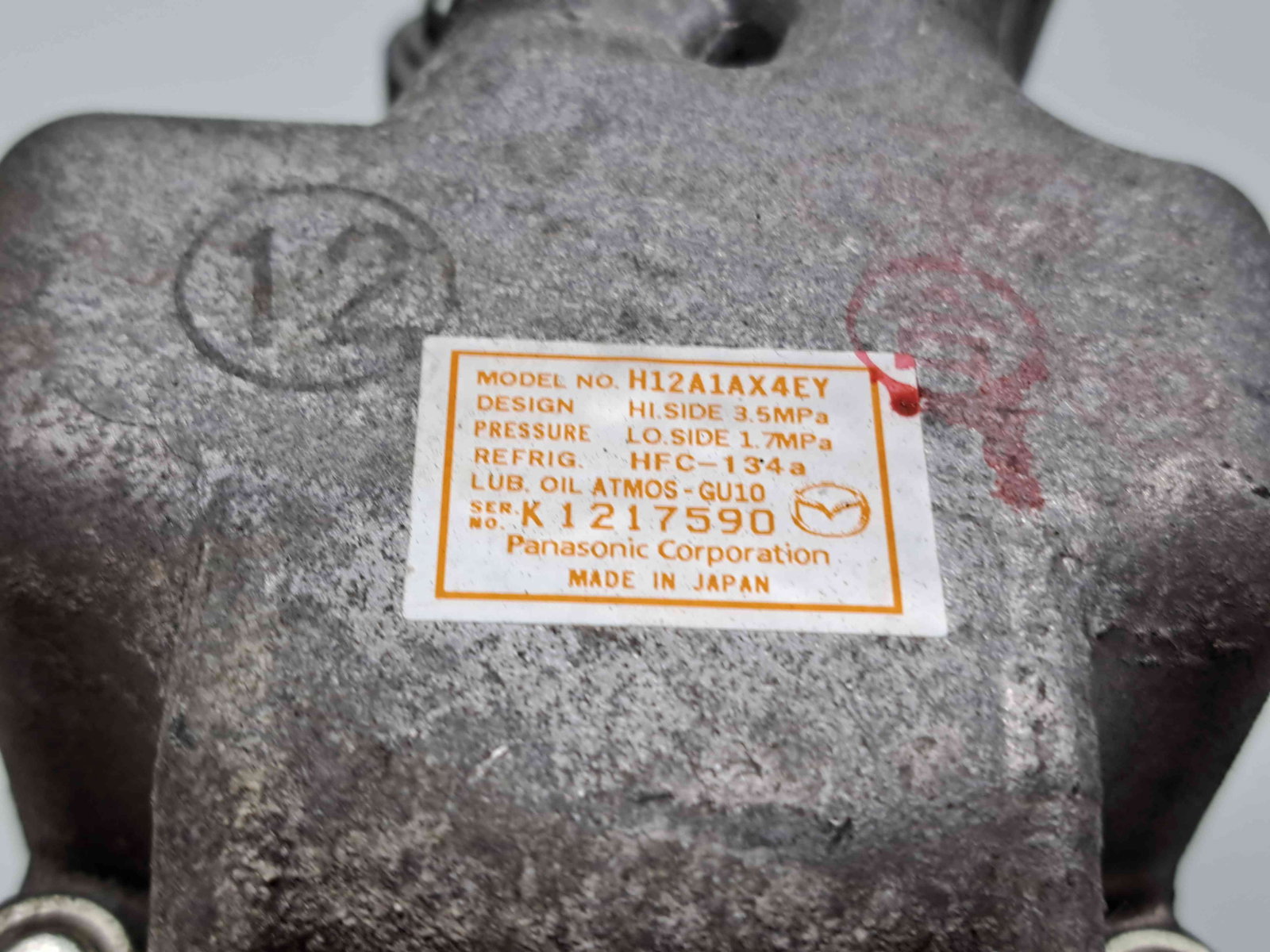 Compresor clima MAZDA 3 II Hatchback Facelift [Fabr 2011-2013] K1217590 1.6 Benz Z6 77KW / 105CP - imagine 5